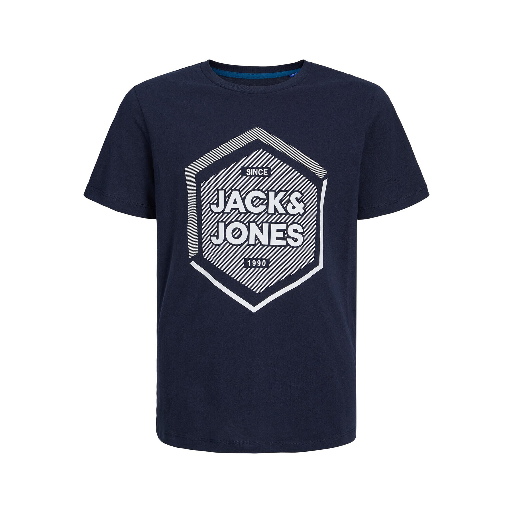 Jack&Jones Junior Тишърт 12237030 Тъмносин Regular Fit - Pepit.bg