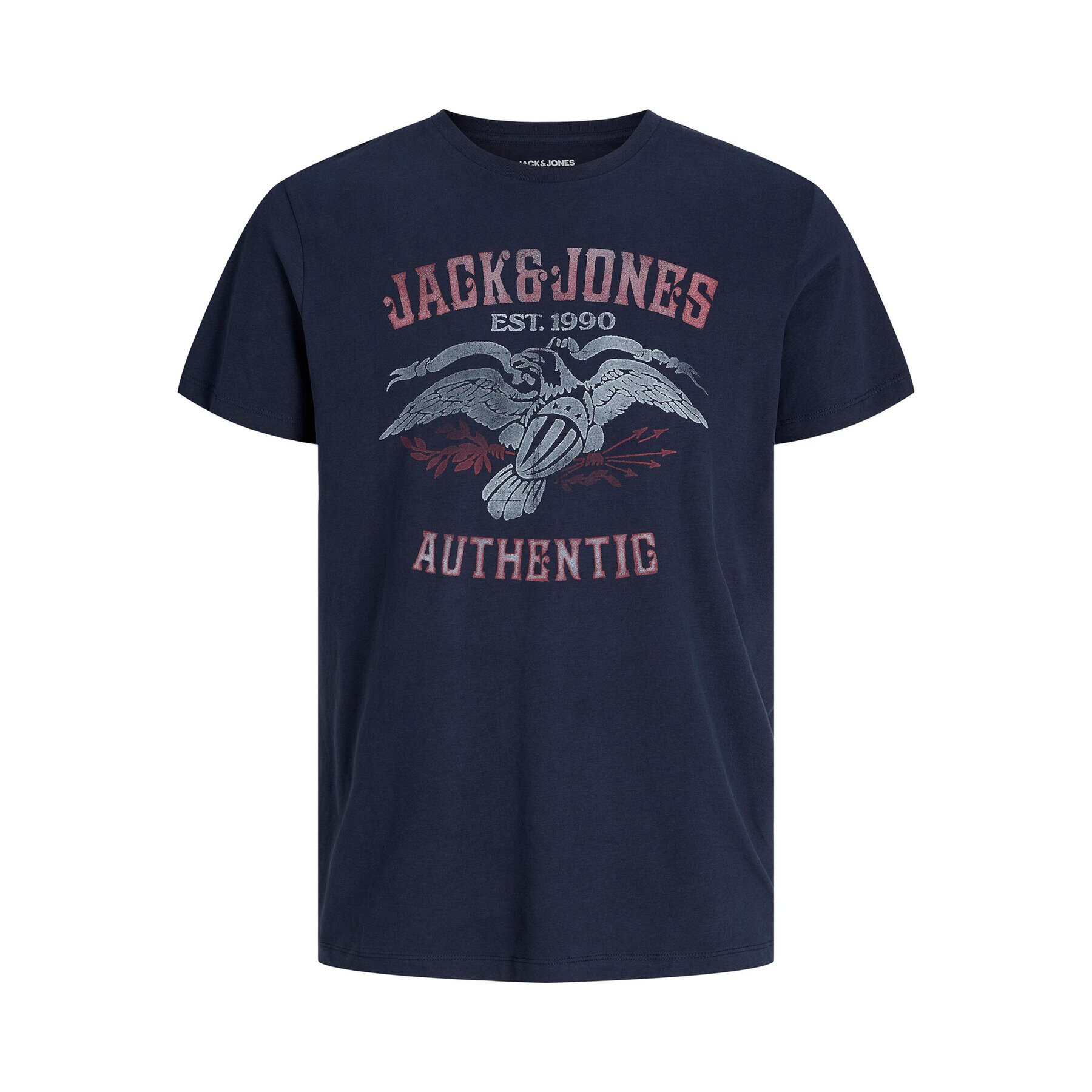 Jack&Jones Junior Тишърт 12237031 Тъмносин Regular Fit - Pepit.bg