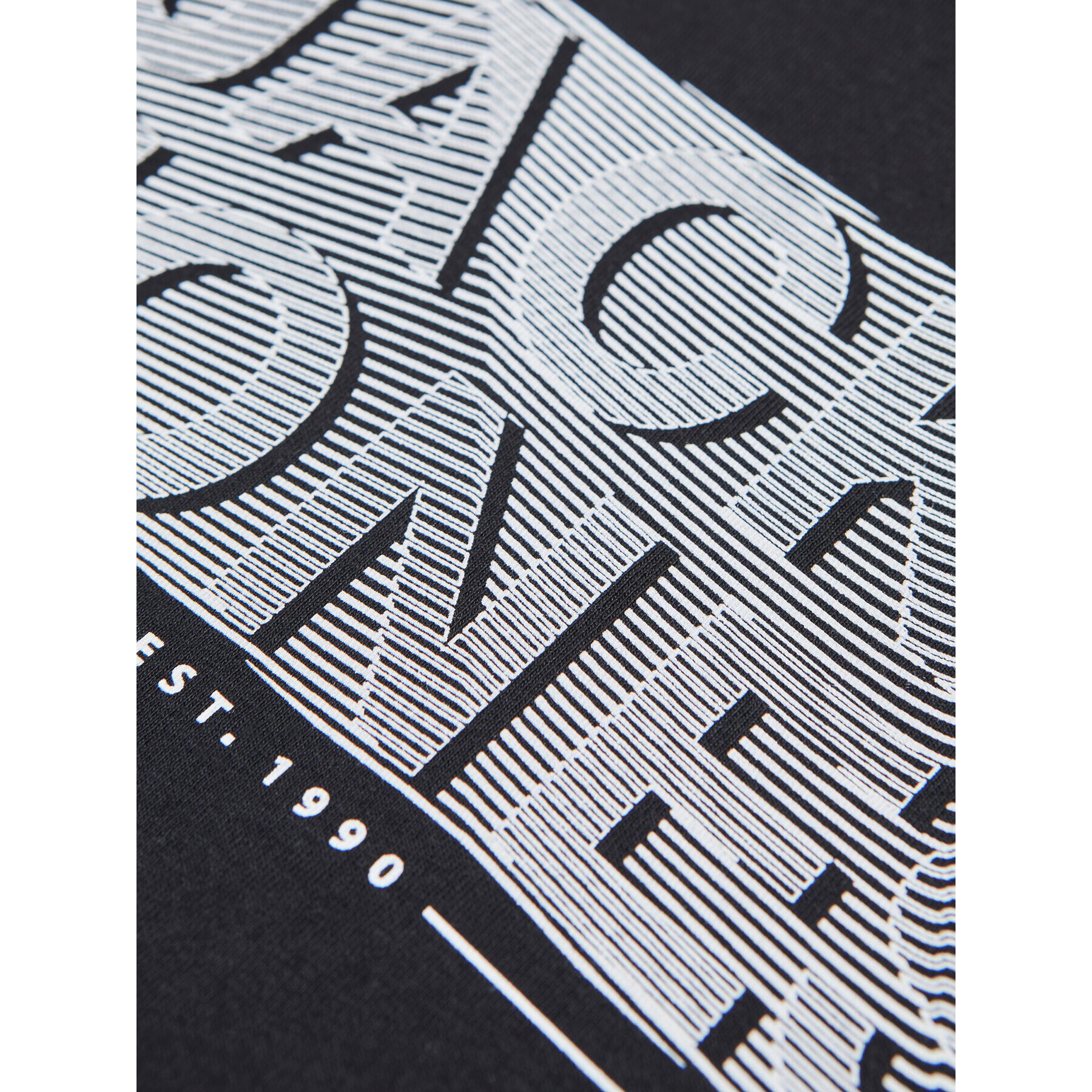 Jack&Jones Junior Тишърт 12237109 Черен Regular Fit - Pepit.bg