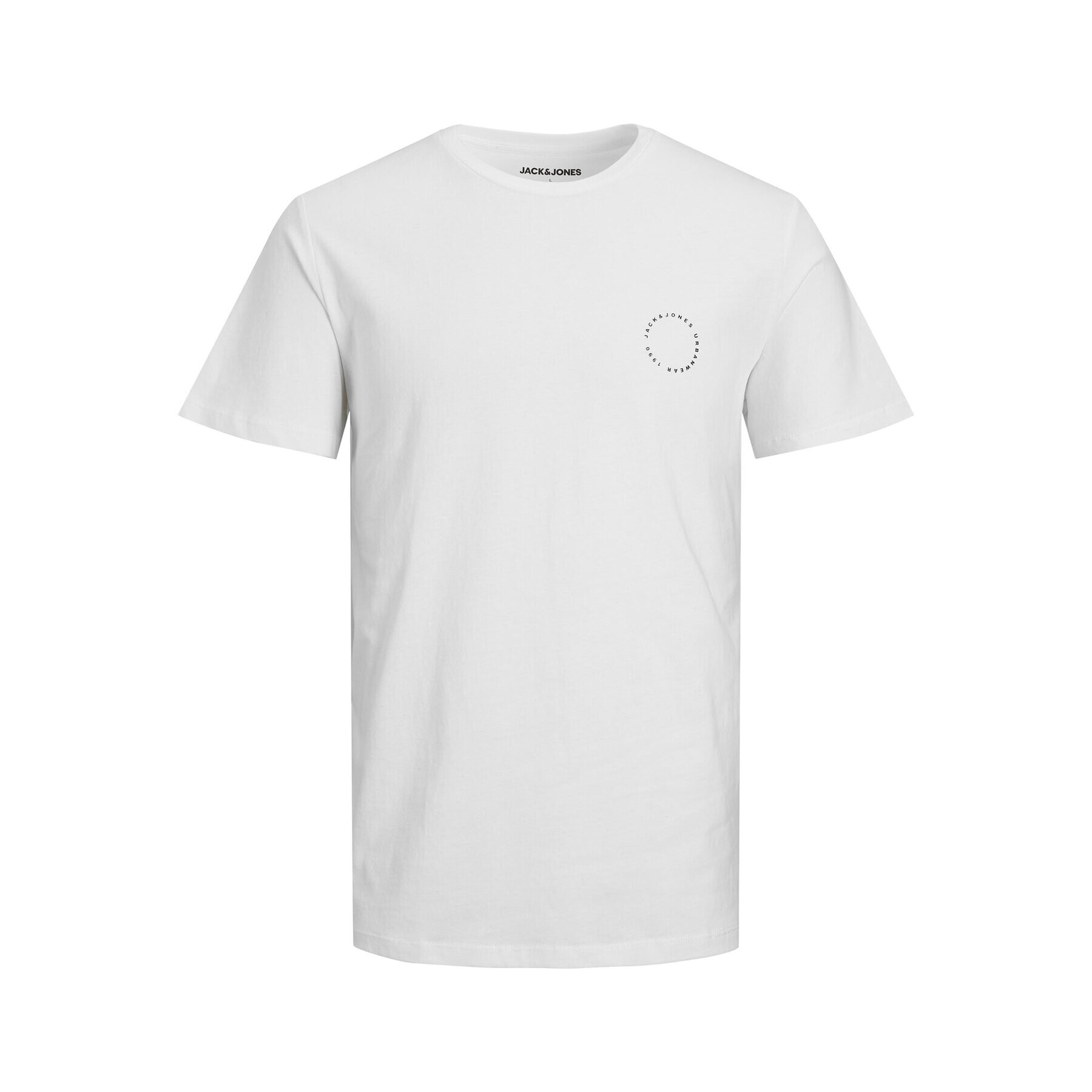Jack&Jones Junior Тишърт 12237113 Бял Regular Fit - Pepit.bg