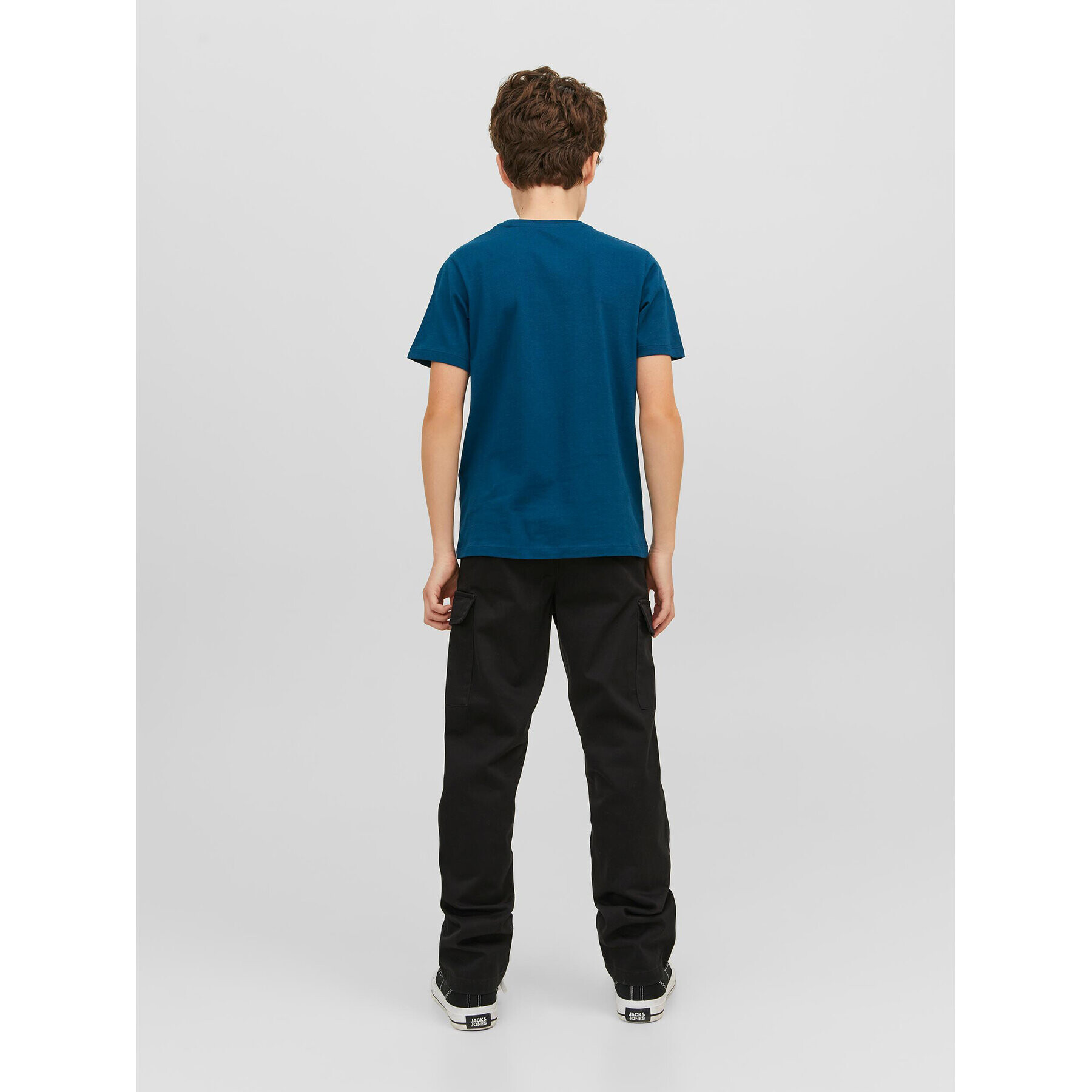 Jack&Jones Junior Тишърт 12237367 Син Regular Fit - Pepit.bg