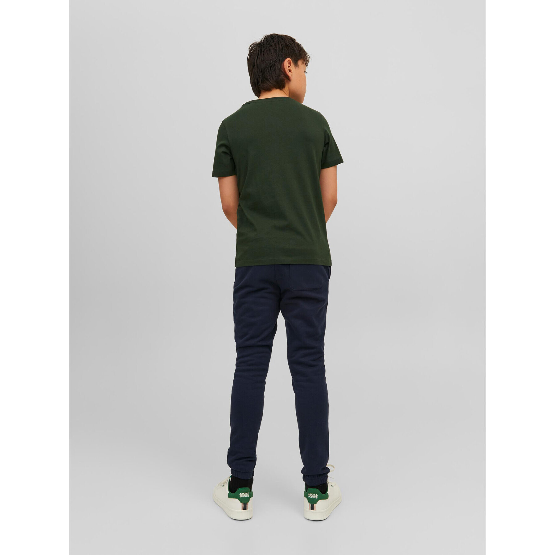 Jack&Jones Junior Тишърт 12237367 Зелен Regular Fit - Pepit.bg