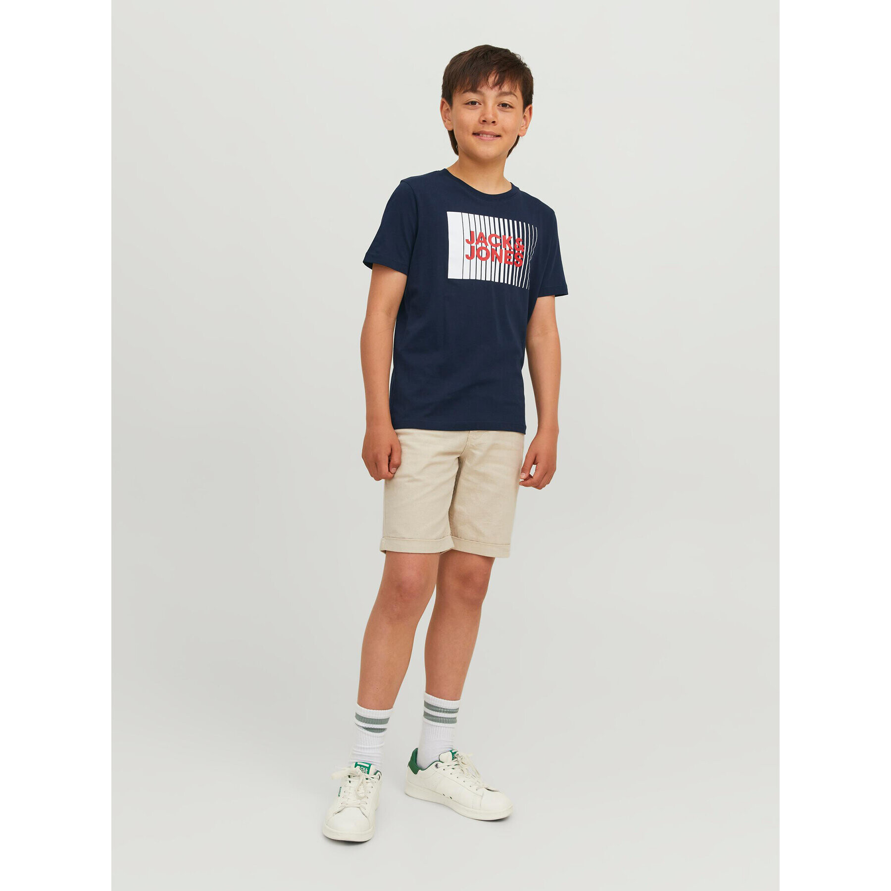 Jack&Jones Junior Тишърт 12237411 Тъмносин Regular Fit - Pepit.bg