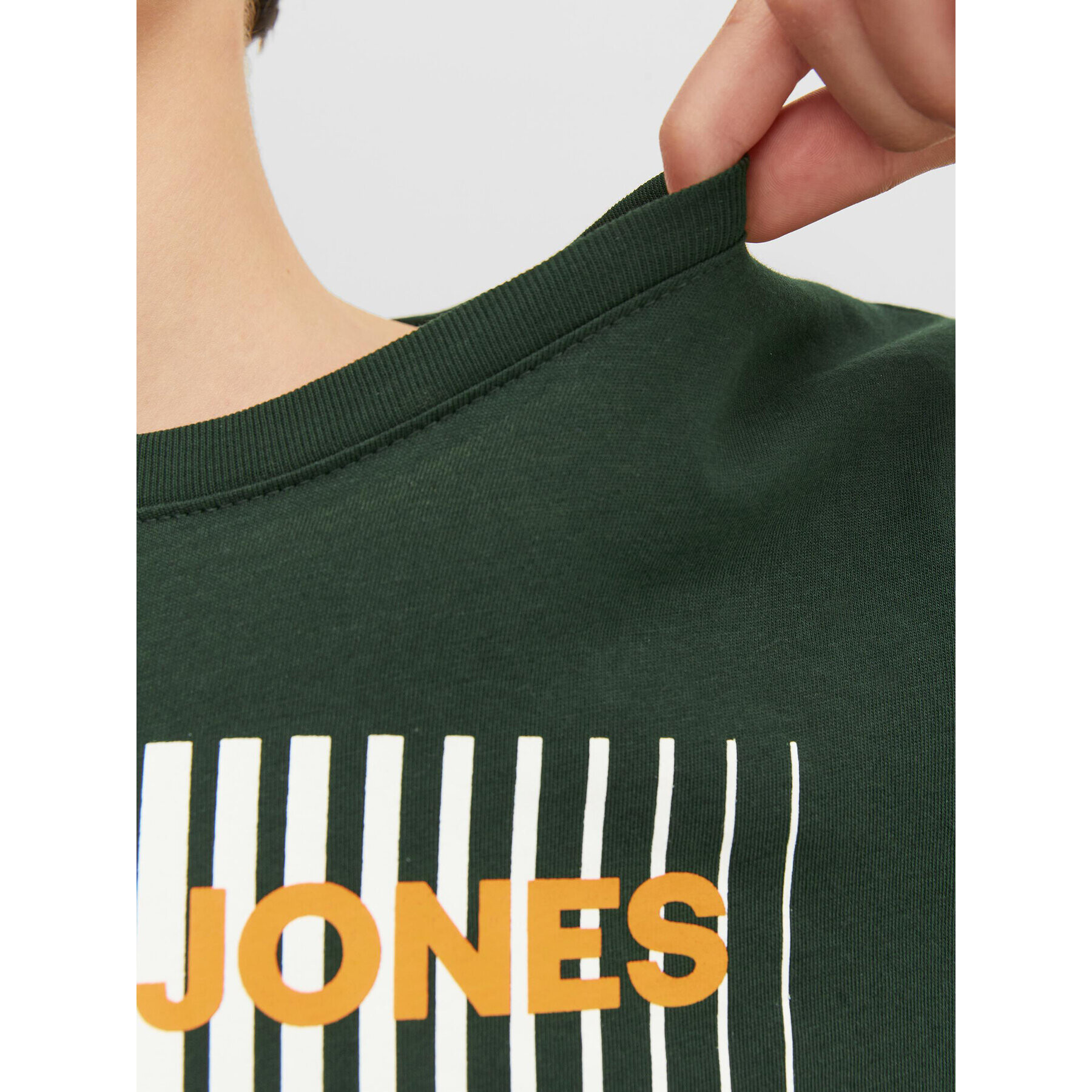 Jack&Jones Junior Тишърт 12237411 Зелен Regular Fit - Pepit.bg