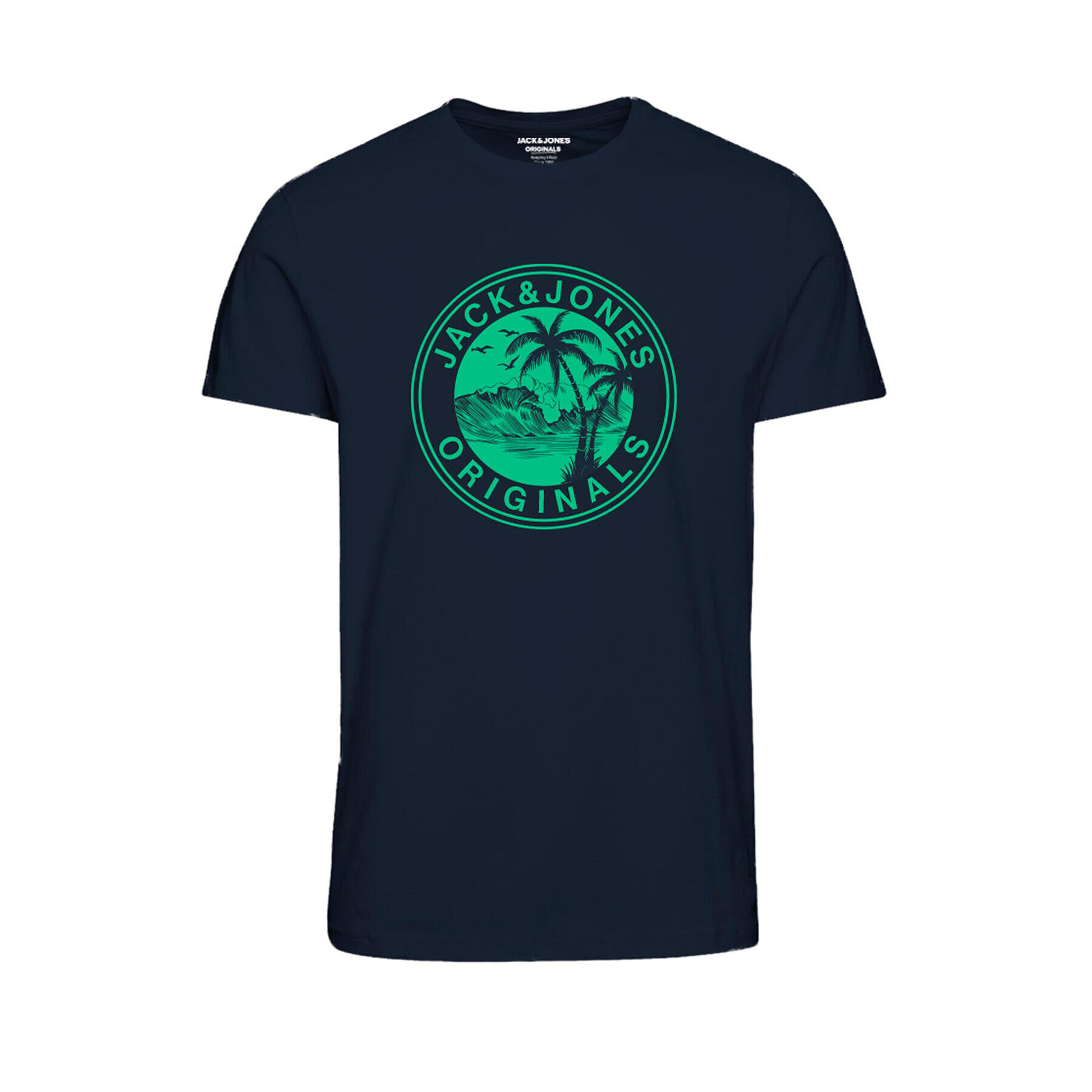 Jack&Jones Junior Тишърт 12239435 Тъмносин Standard Fit - Pepit.bg