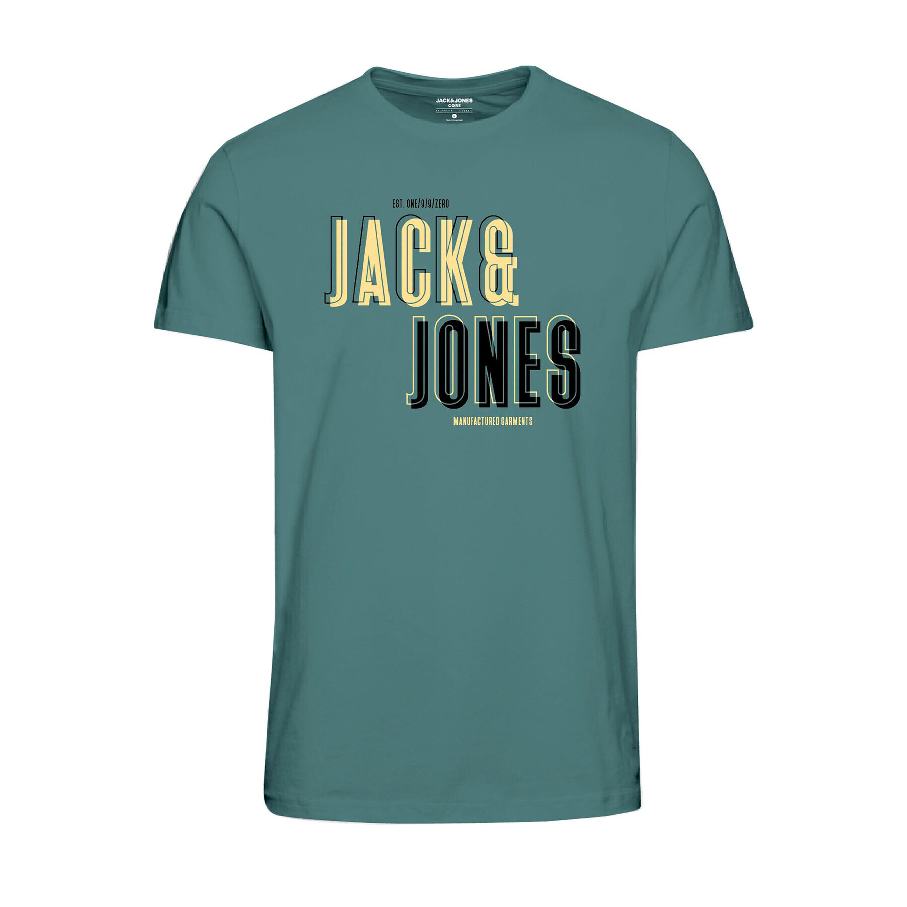 Jack&Jones Junior Тишърт 12239446 Сив Standard Fit - Pepit.bg