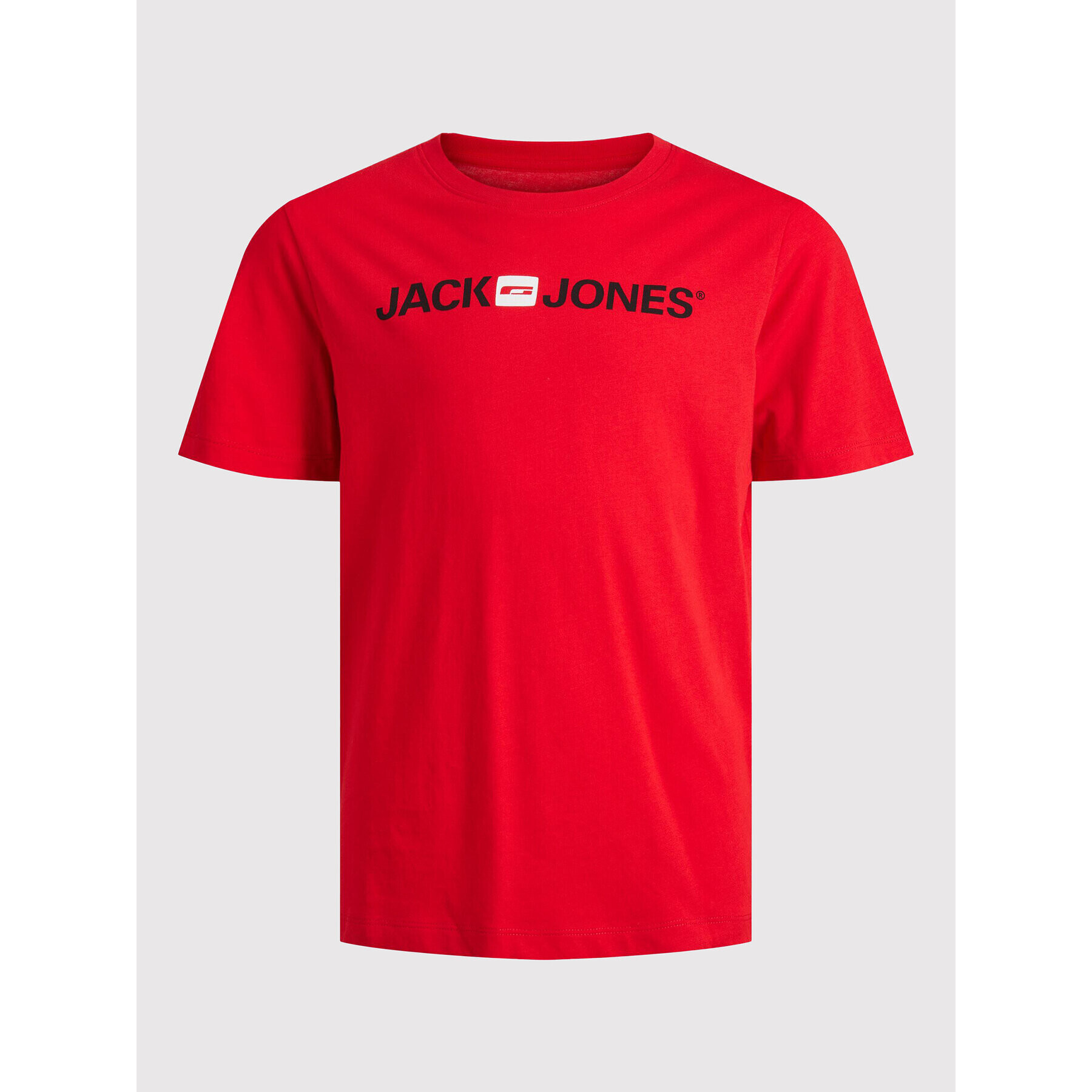 Jack&Jones Junior Тишърт Corp 12212865 Червен Regular Fit - Pepit.bg