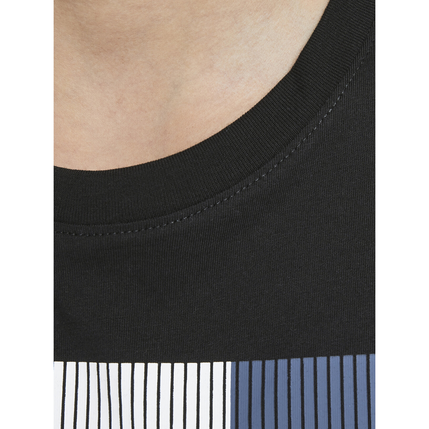 Jack&Jones Junior Тишърт Corp Logo 12152730 Черен Regular Fit - Pepit.bg