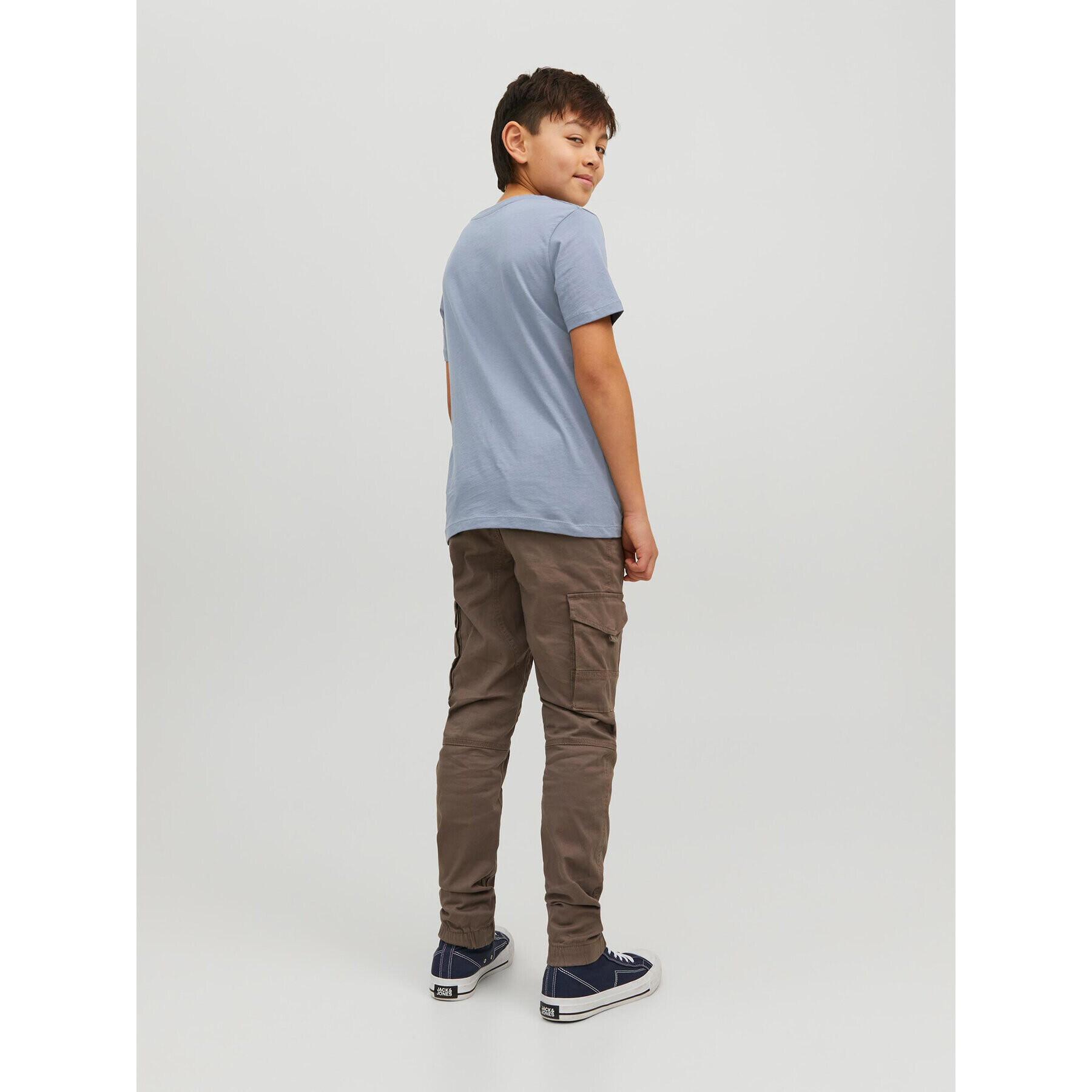 Jack&Jones Junior Тишърт Corp Logo 12152730 Син Regular Fit - Pepit.bg