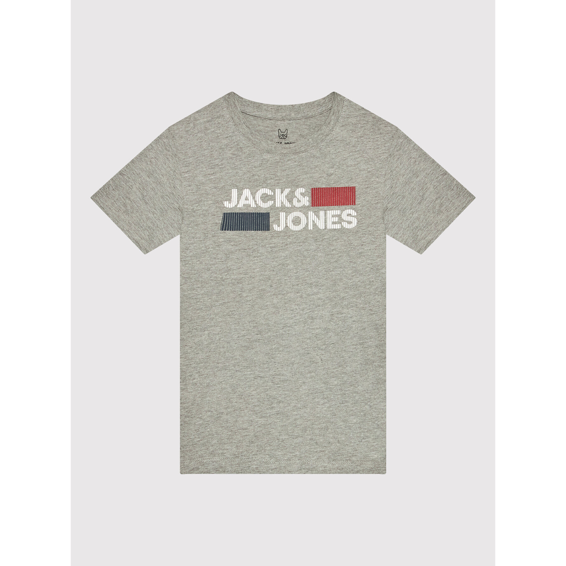 Jack&Jones Junior Тишърт Corp Logo 12152730 Сив Regular Fit - Pepit.bg