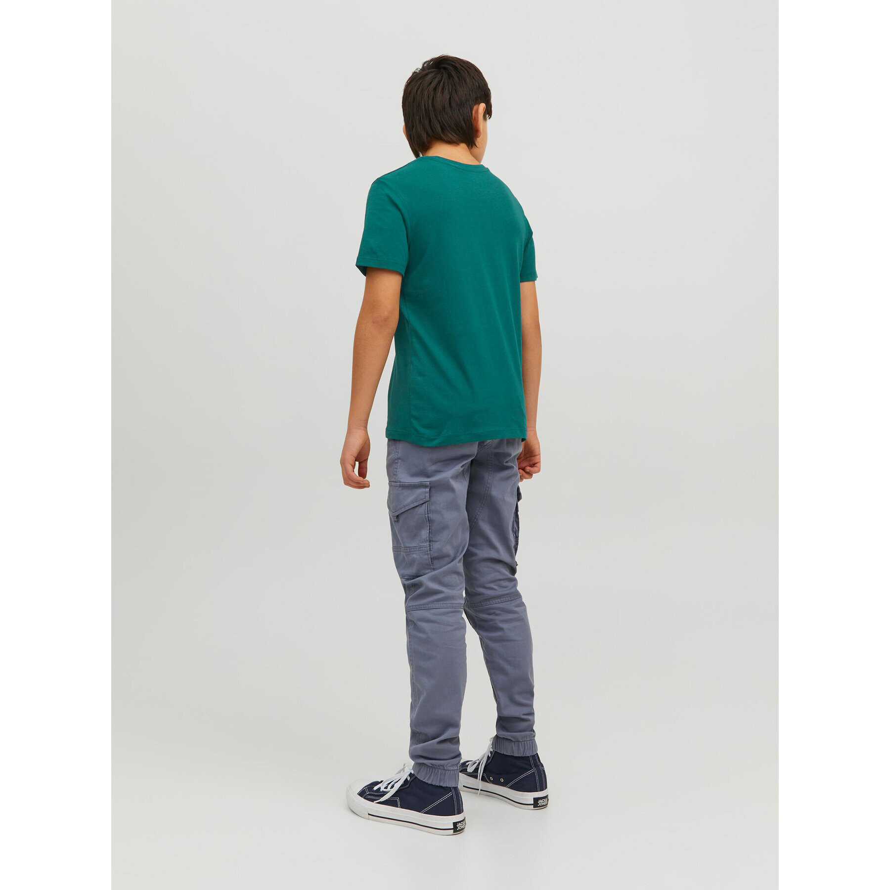 Jack&Jones Junior Тишърт Corp Logo 12152730 Зелен Regular Fit - Pepit.bg