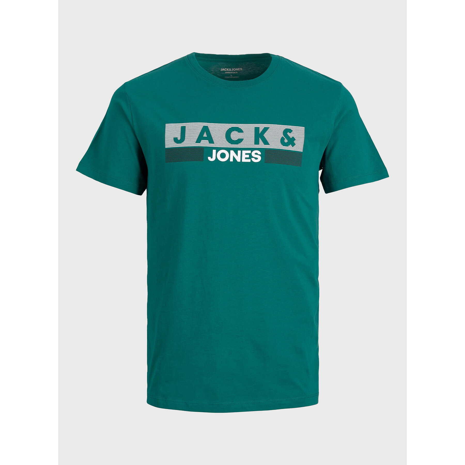 Jack&Jones Junior Тишърт Corp Logo 12231298 Зелен Regular Fit - Pepit.bg