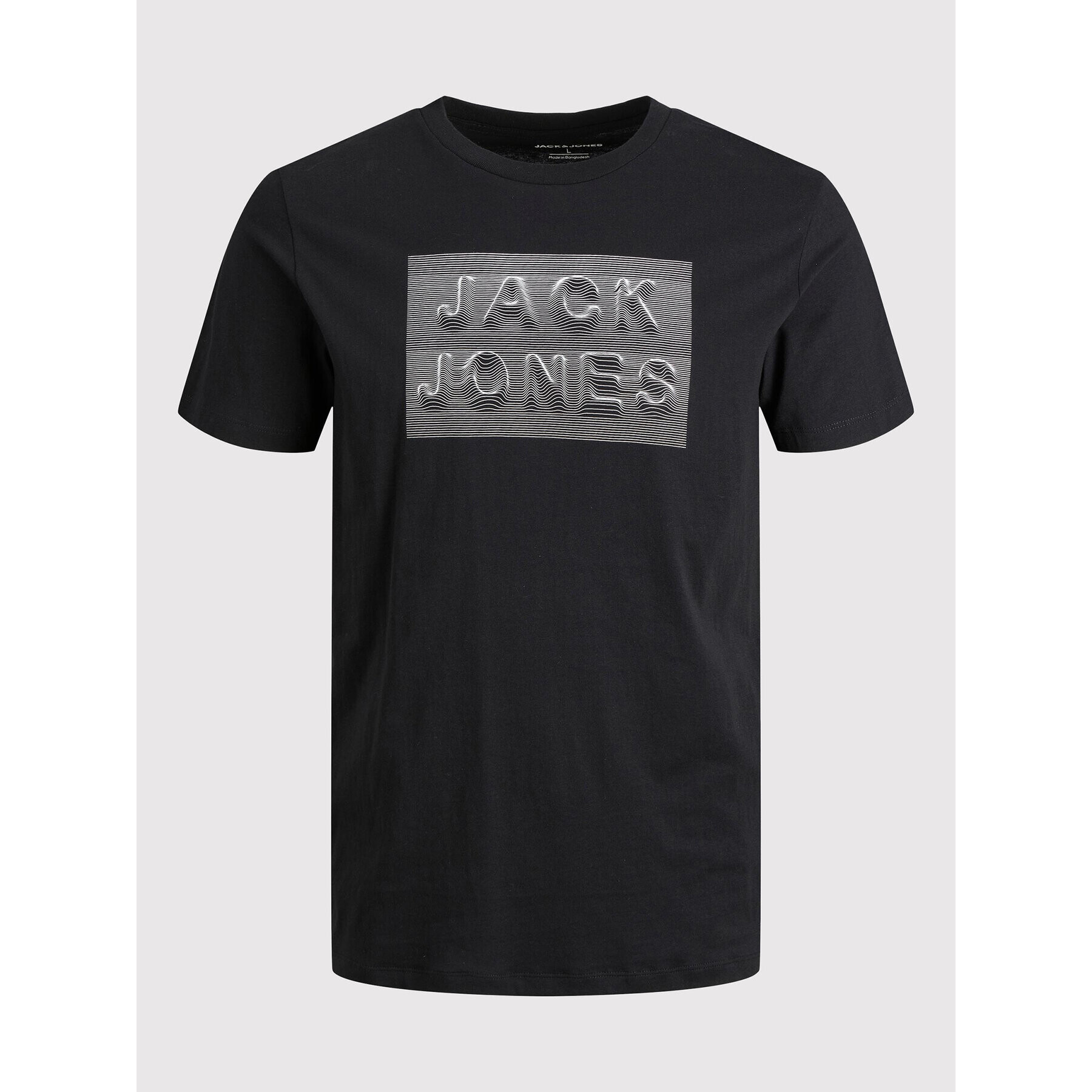 Jack&Jones Junior Тишърт Foam 12213283 Черен Regular Fit - Pepit.bg