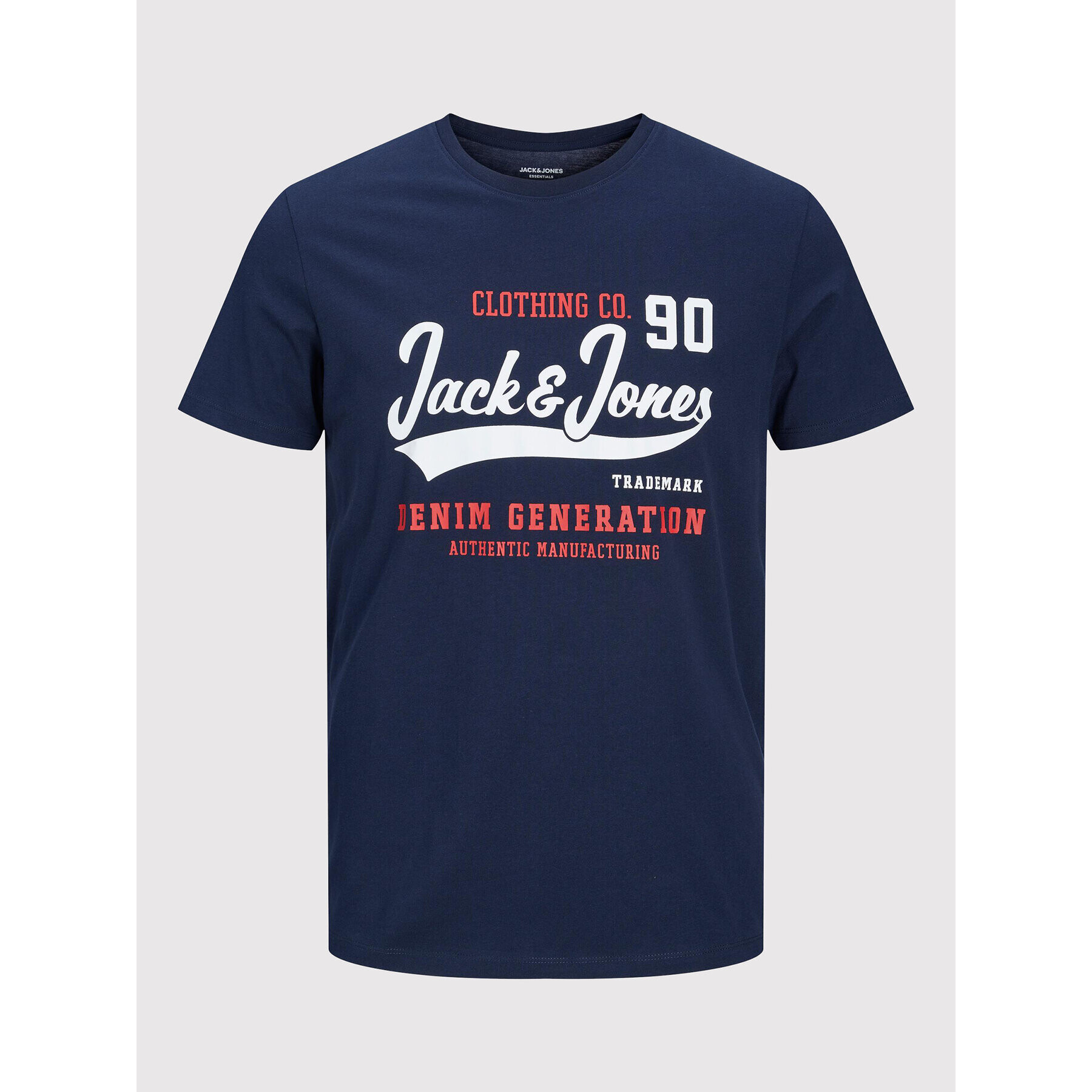 Jack&Jones Junior Тишърт Logo 12213081 Тъмносин Regular Fit - Pepit.bg