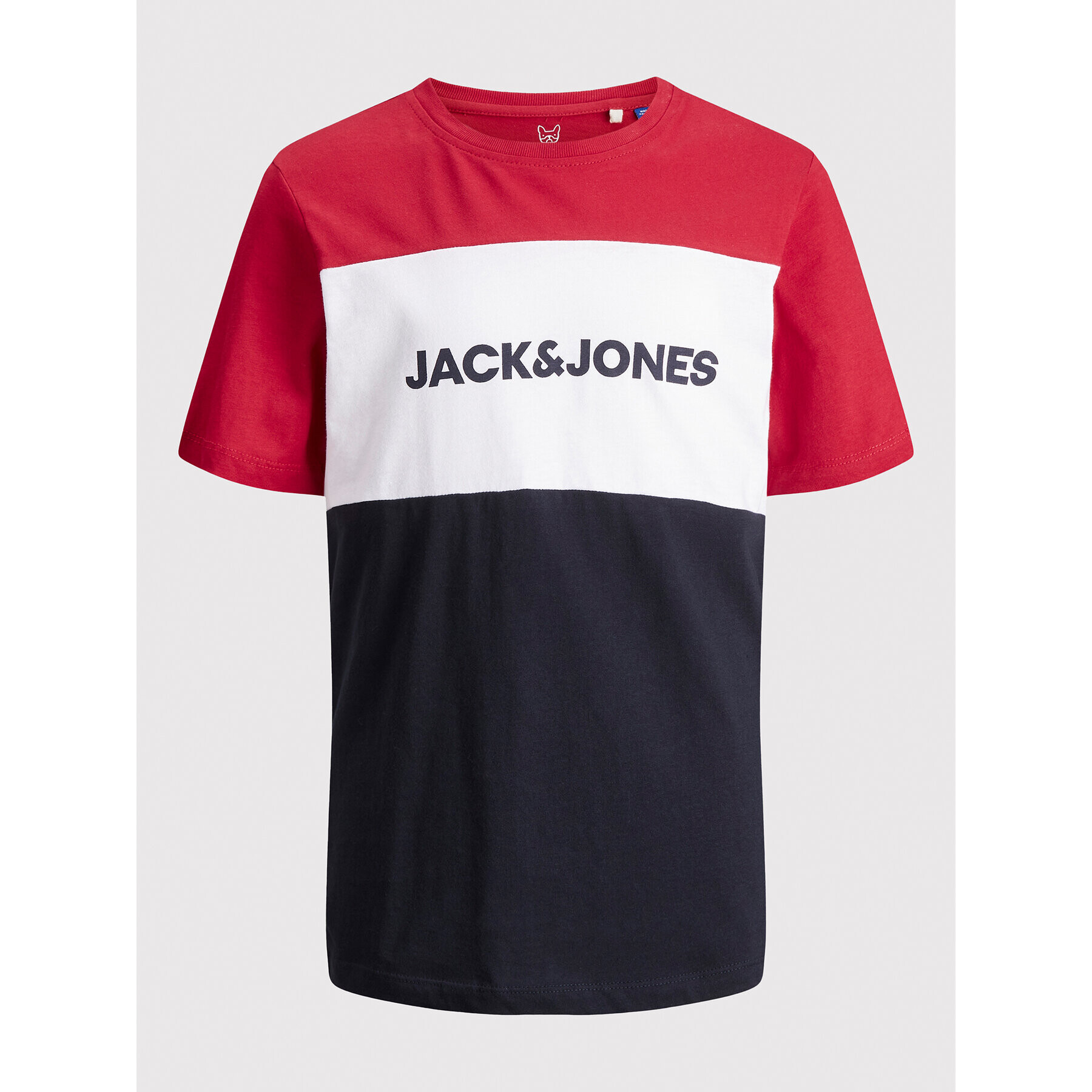 Jack&Jones Junior Тишърт Logo Blocking 12174282 Цветен Regular Fit - Pepit.bg