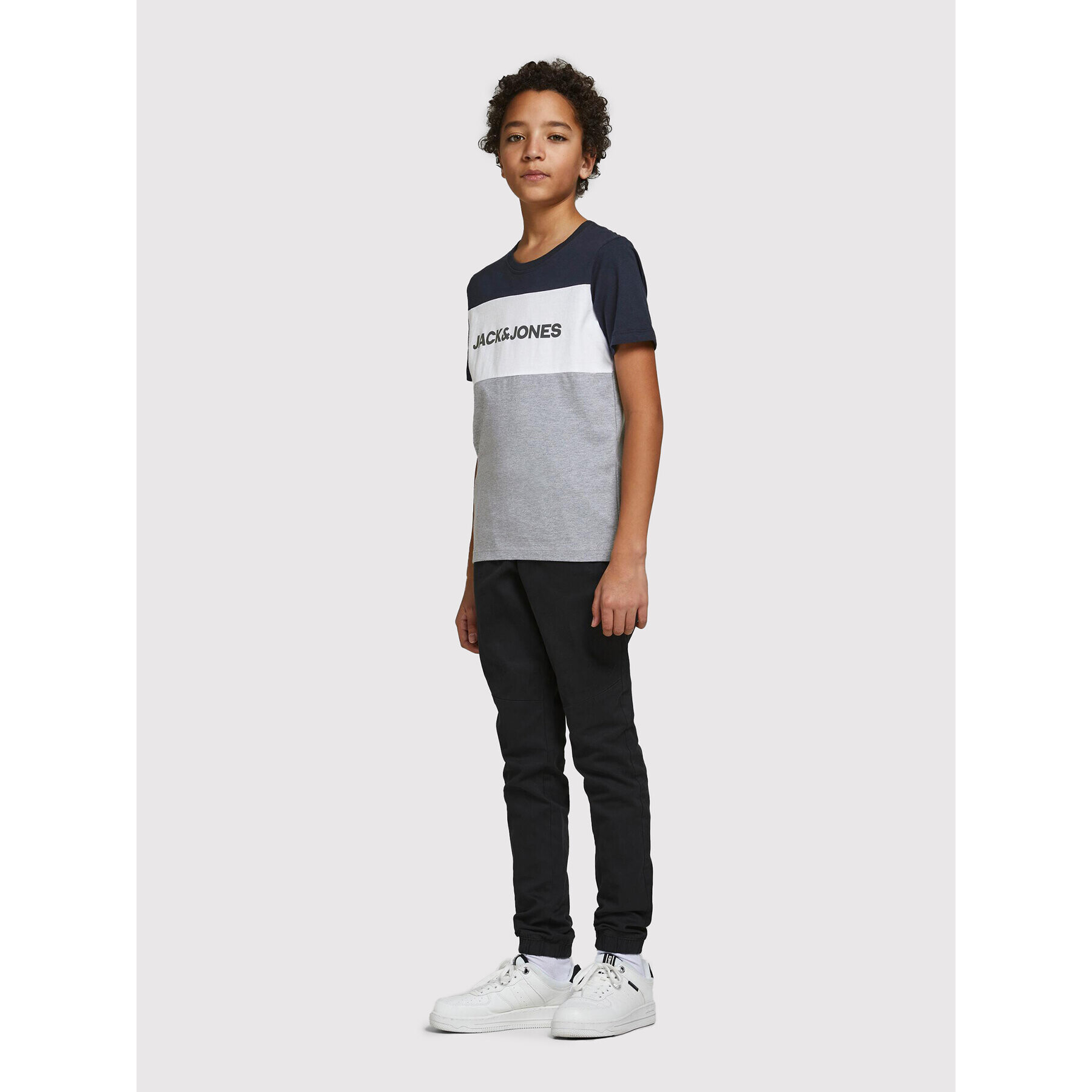 Jack&Jones Junior Jack&Jones Тишърт Logo Blocking 12174282 Цветен Regular Fit - Pepit.bg