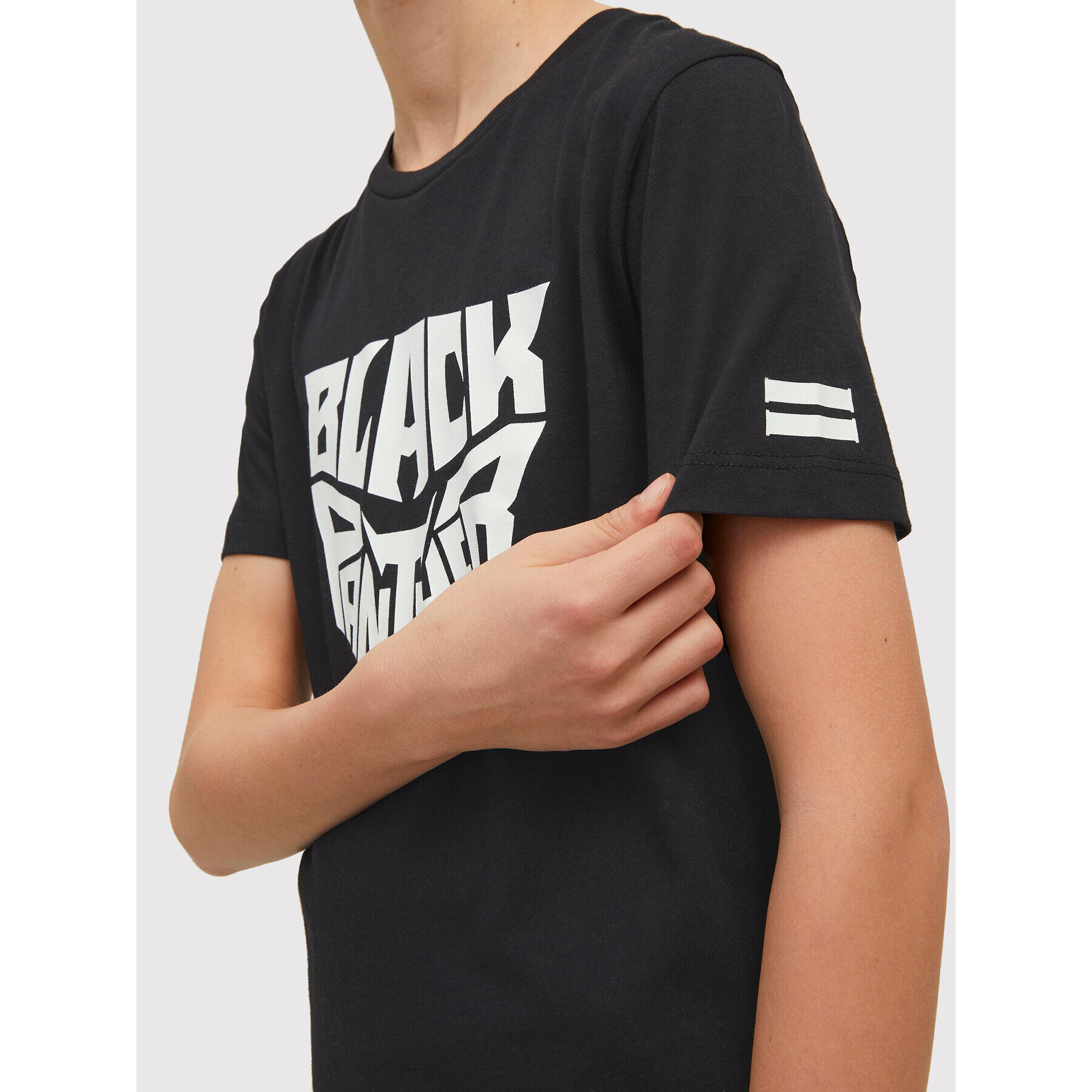 Jack&Jones Junior Тишърт MARVEL Kanda 12217772 Черен Regular Fit - Pepit.bg