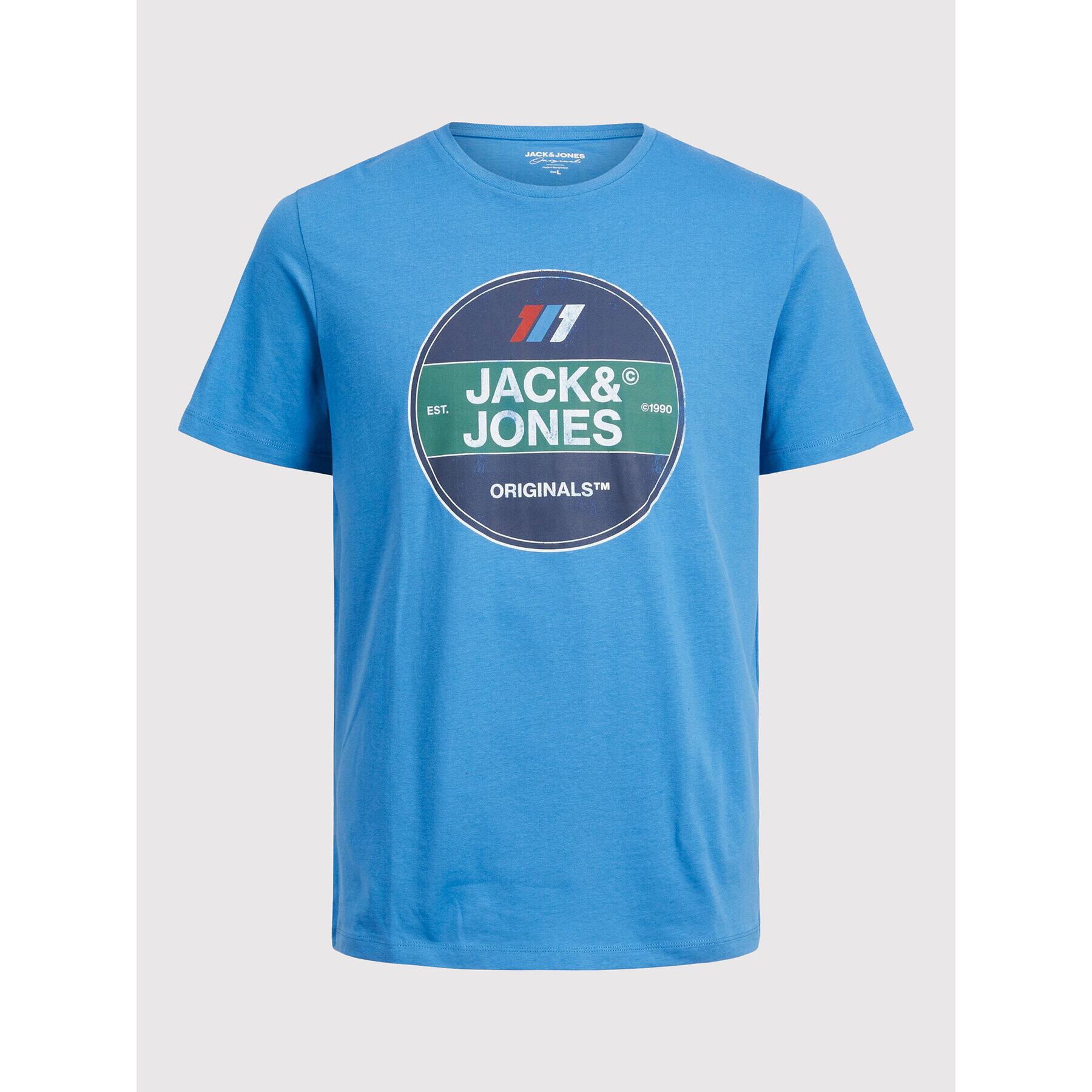 Jack&Jones Junior Тишърт Nate 12216508 Син Regular Fit - Pepit.bg