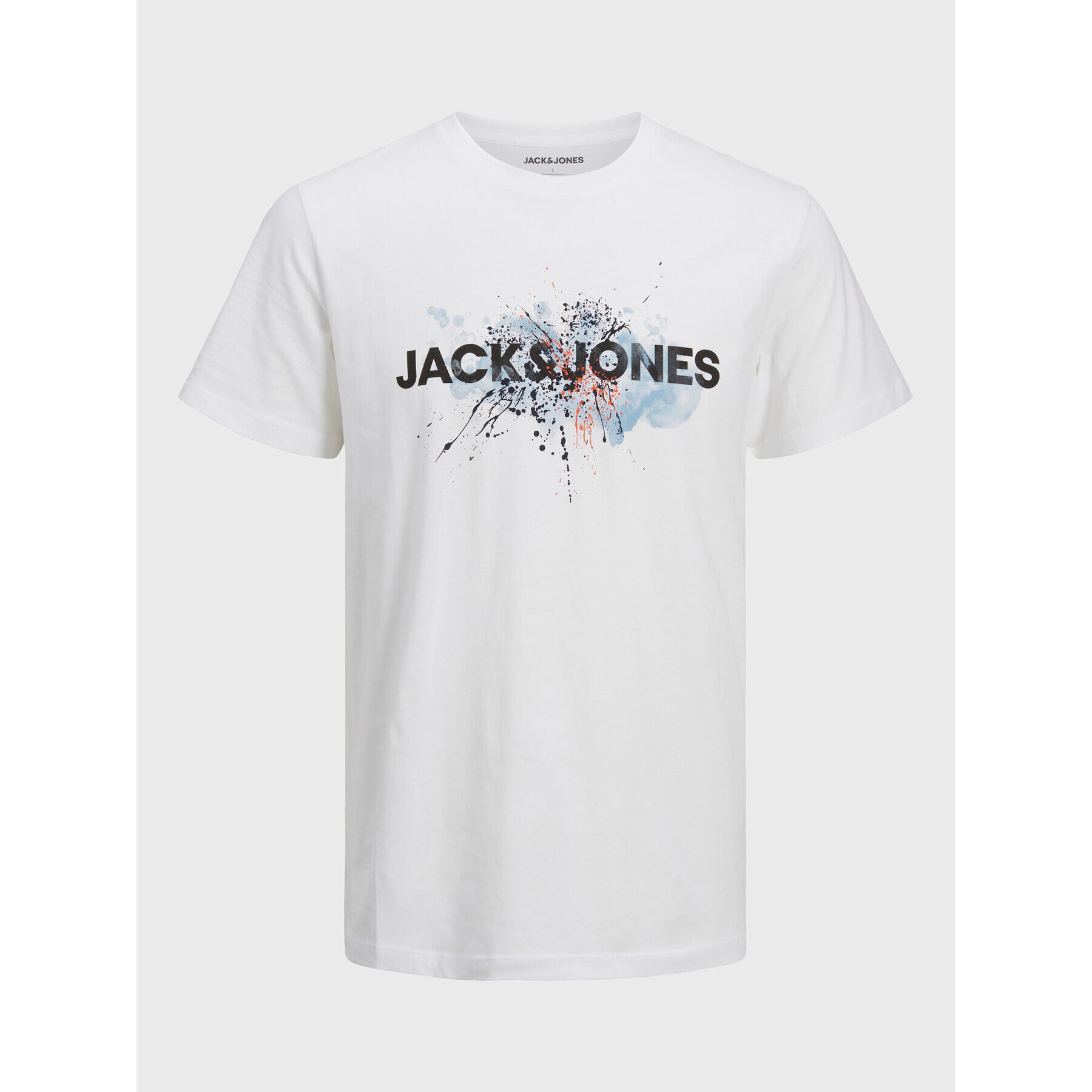 Jack&Jones Junior Тишърт Tear 12213369 Бял Regular Fit - Pepit.bg