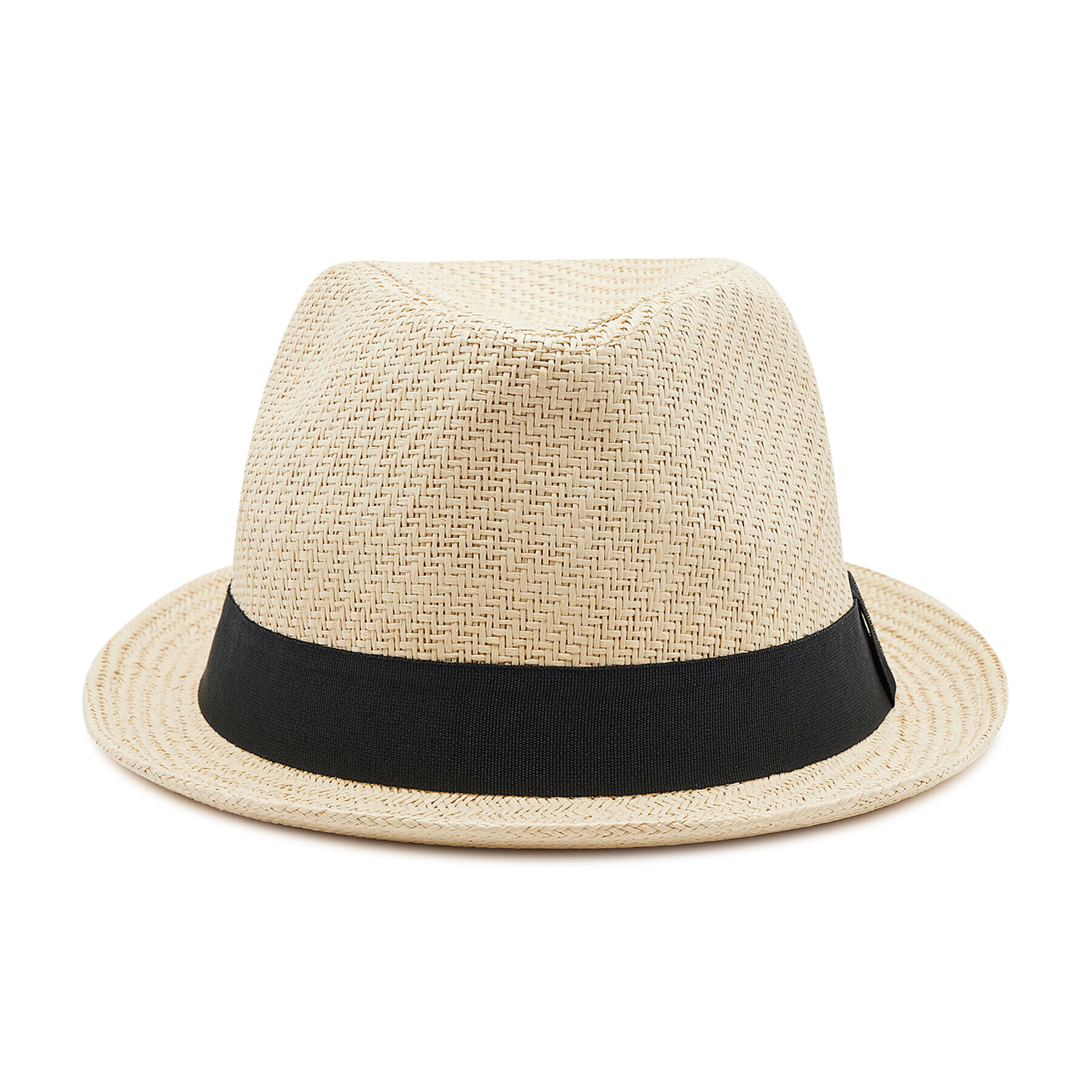 Jack&Jones Капела Tim Straw Hat 12152899 Бежов - Pepit.bg