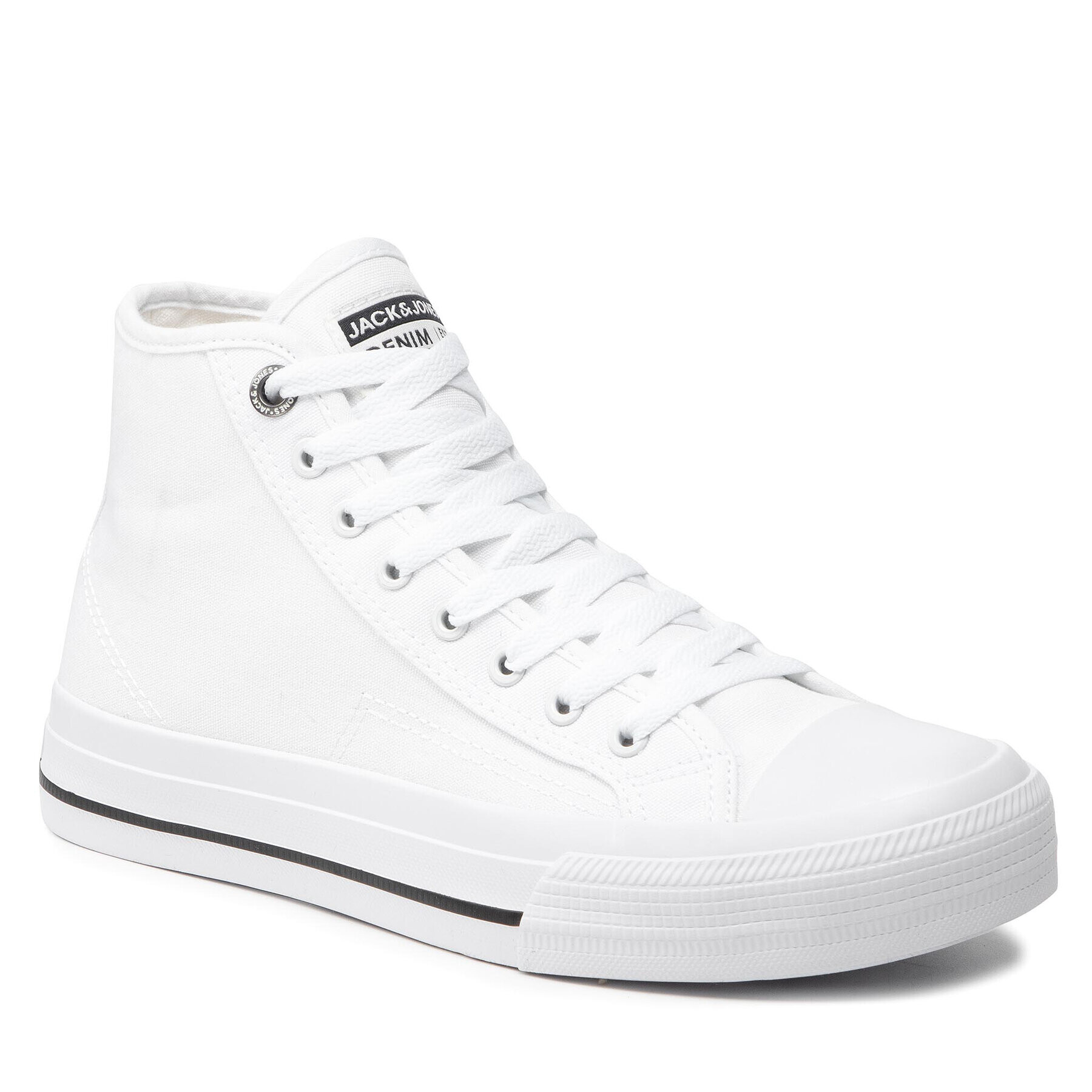 Jack&Jones Кецове Jfwcorp Canvas Hi Ln 12203652 Бял - Pepit.bg