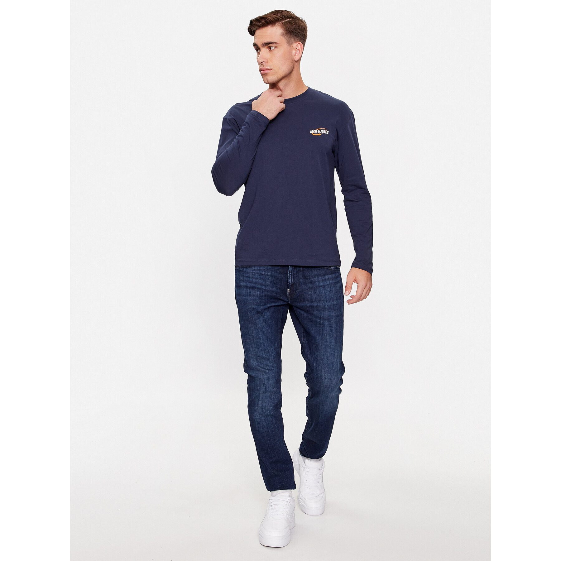 Jack&Jones Комплект 2 блузи 12254139 Черен Relaxed Fit - Pepit.bg