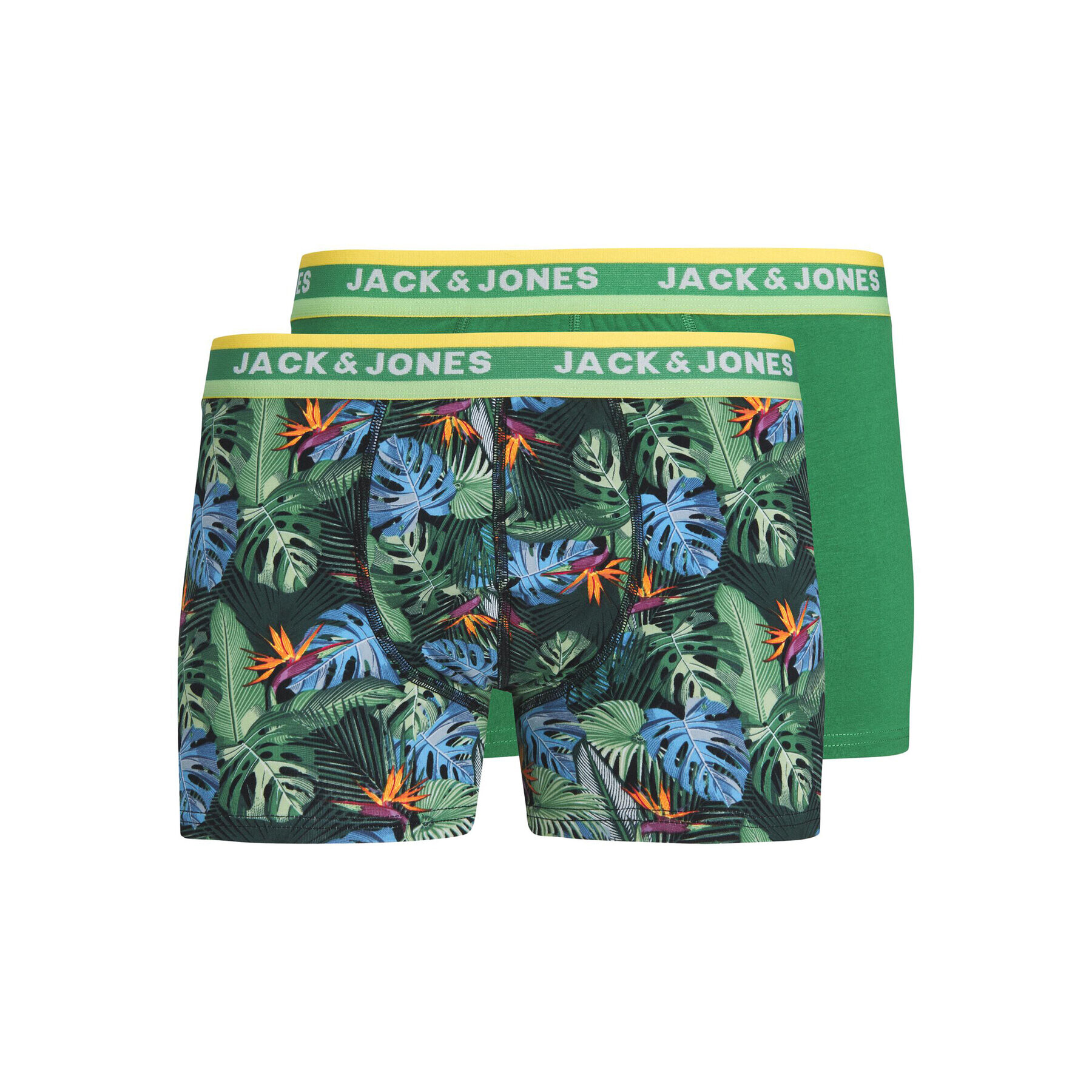 Jack&Jones Комплект 2 чифта боксерки Miami 12233958 Зелен - Pepit.bg