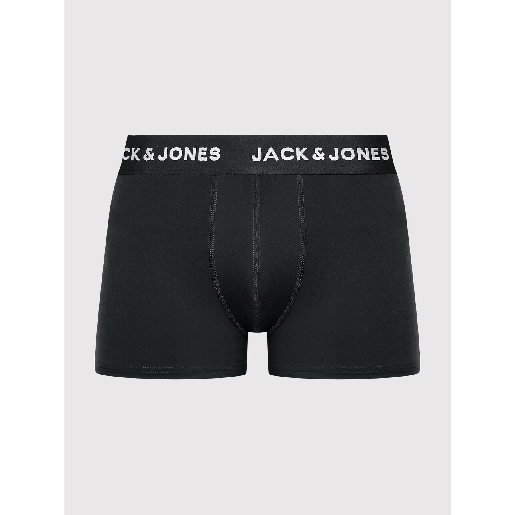 Jack&Jones Комплект 3 чифта боксерки 12182421 Черен - Pepit.bg