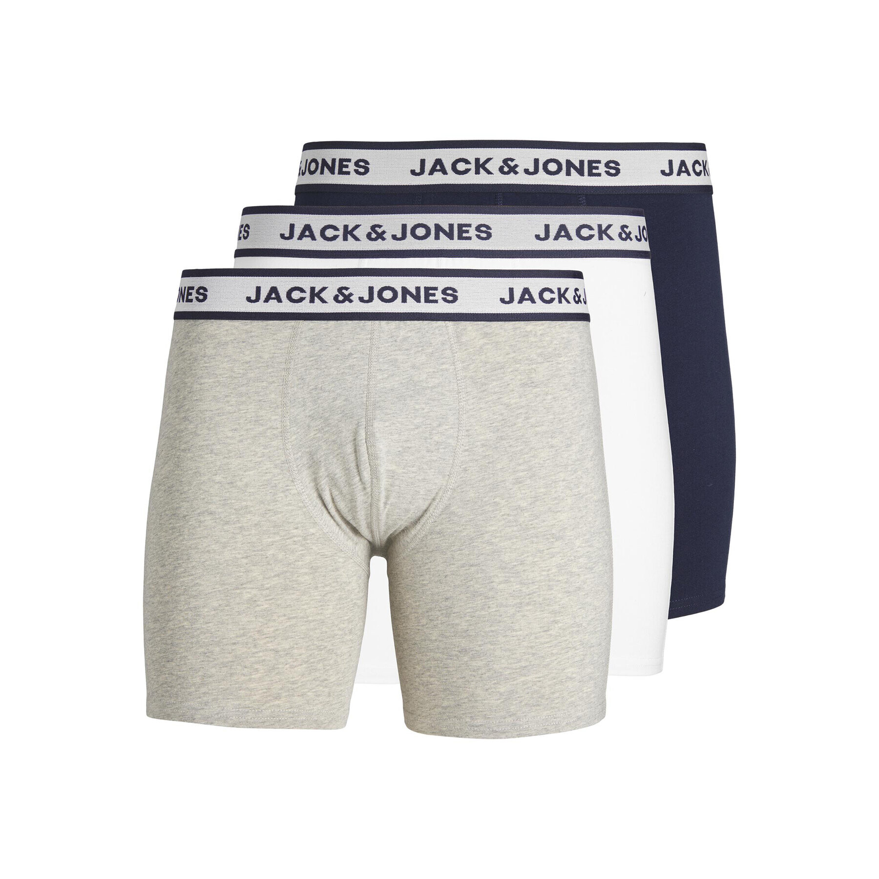 Jack&Jones Комплект 3 чифта боксерки 12229576 Цветен - Pepit.bg