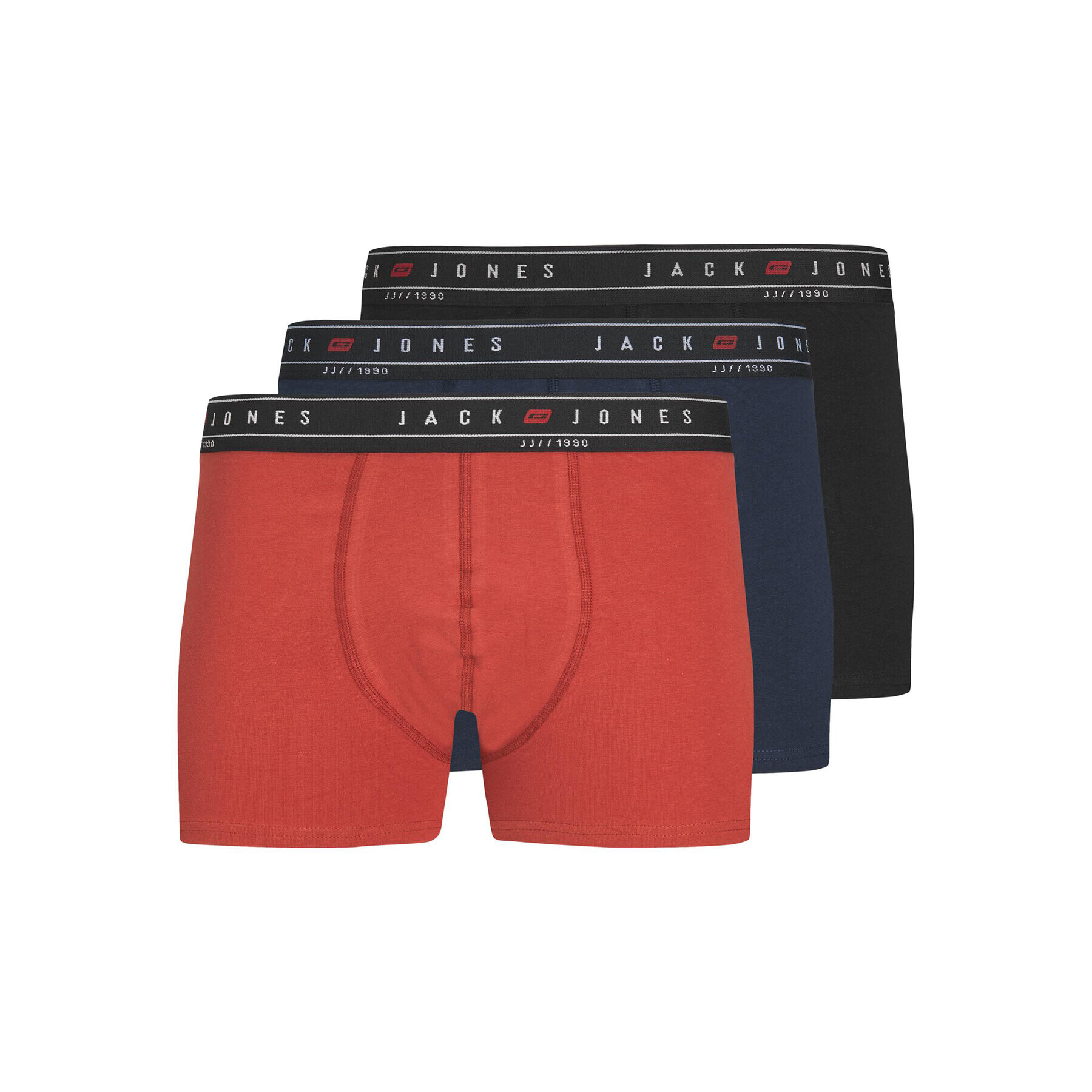 Jack&Jones Комплект 3 чифта боксерки 12237418 Цветен - Pepit.bg