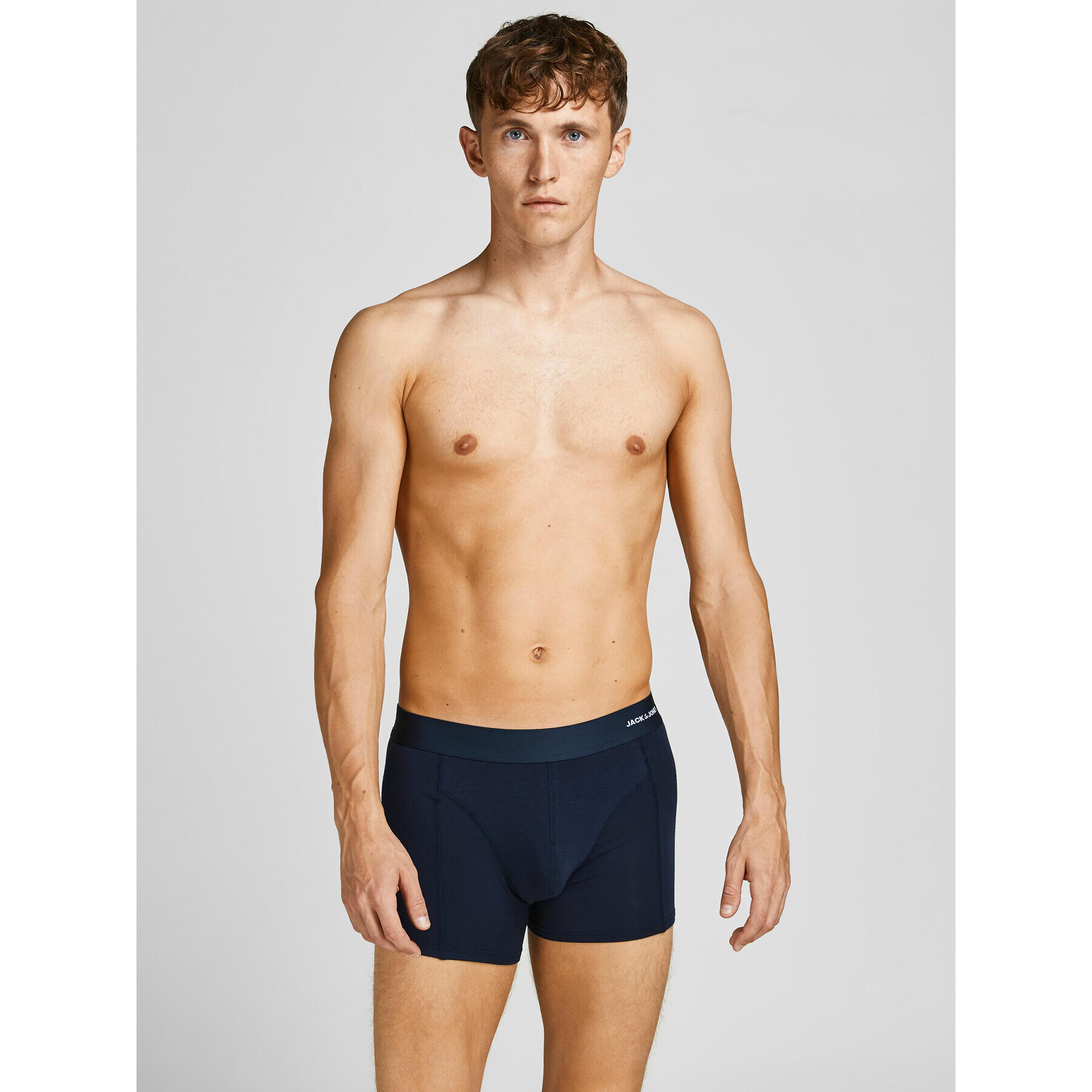 Jack&Jones Комплект 3 чифта боксерки Basic 12198852 Цветен - Pepit.bg