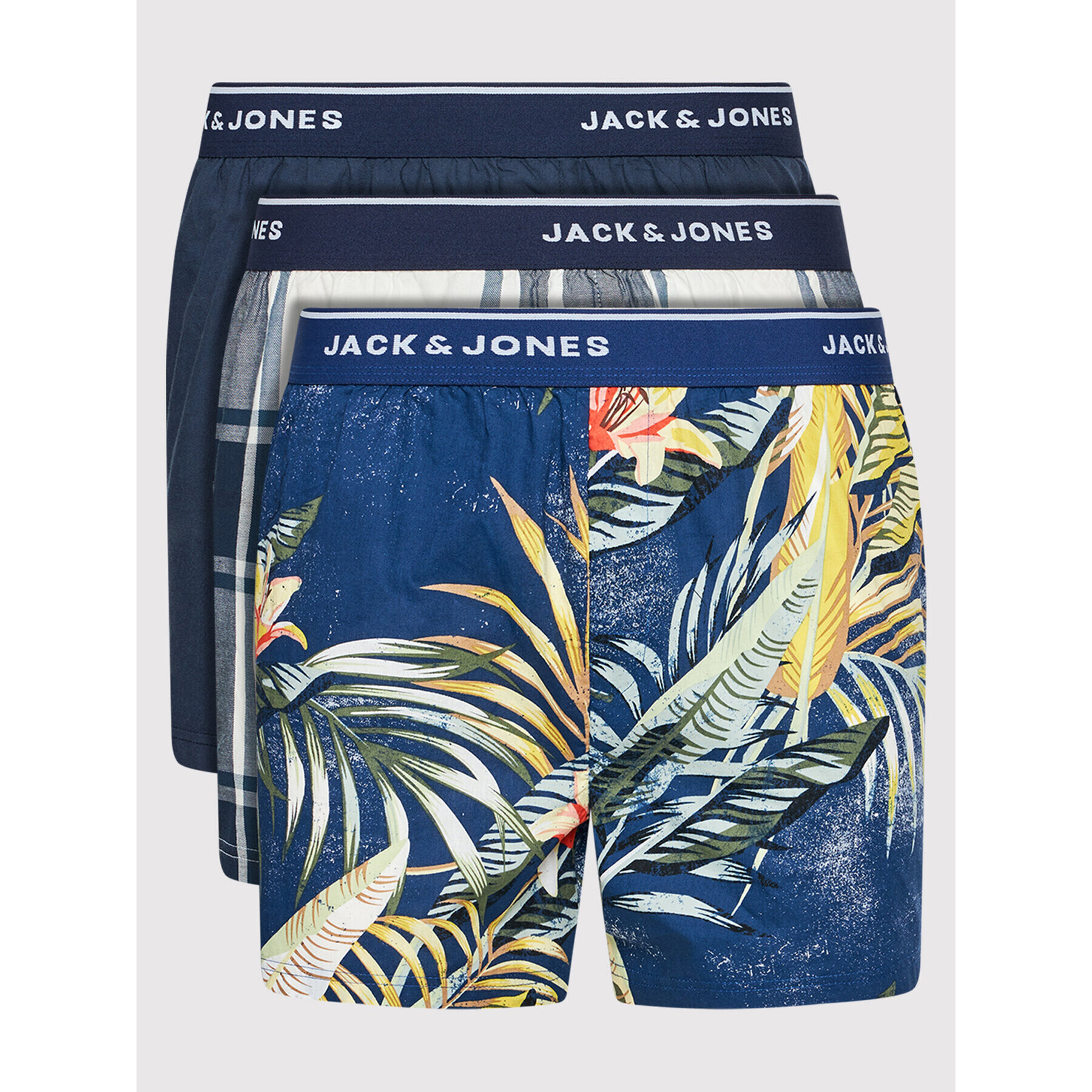 Jack&Jones Комплект 3 чифта боксерки Candy 12199748 Цветен - Pepit.bg