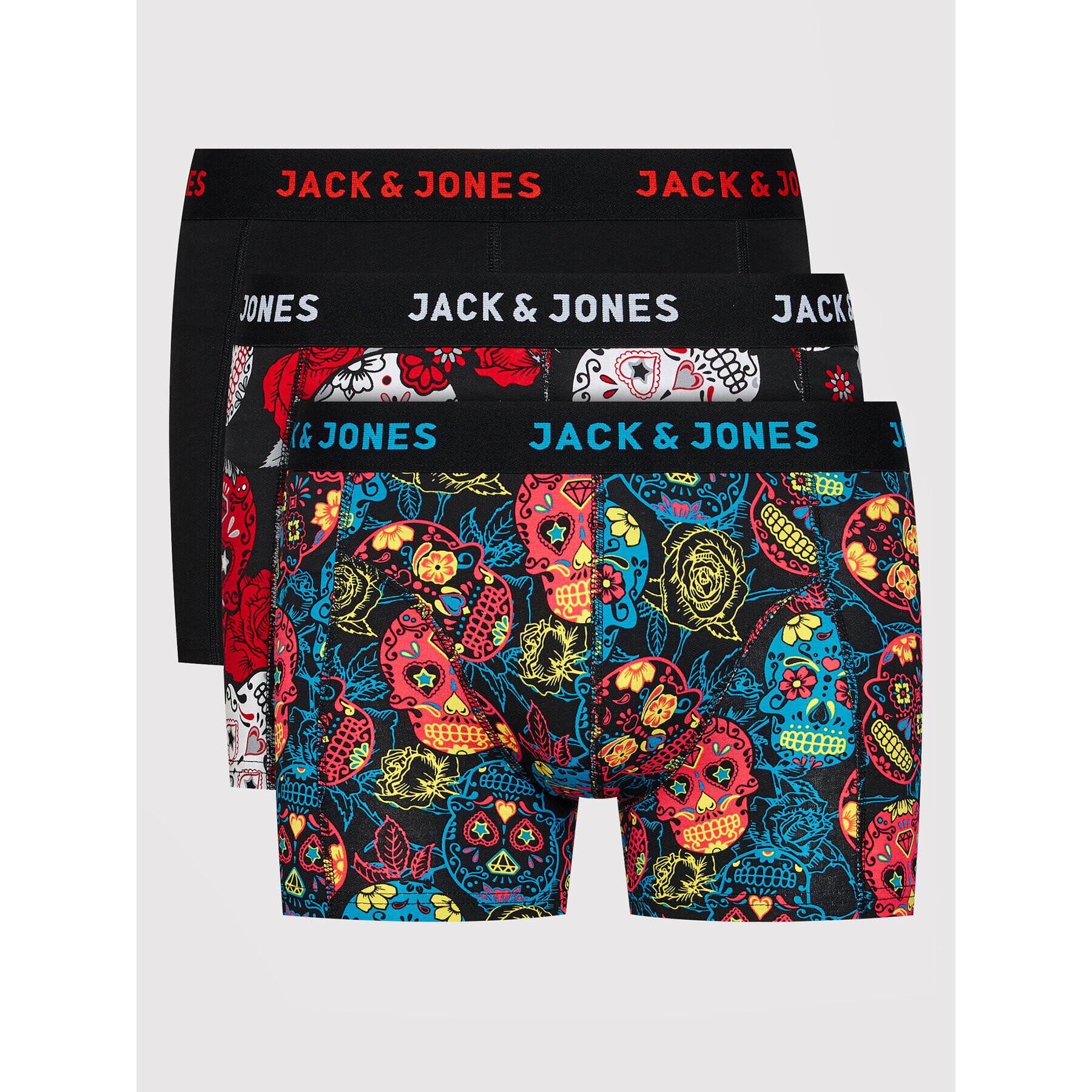 Jack&Jones Комплект 3 чифта боксерки Canton 12146705 Черен - Pepit.bg