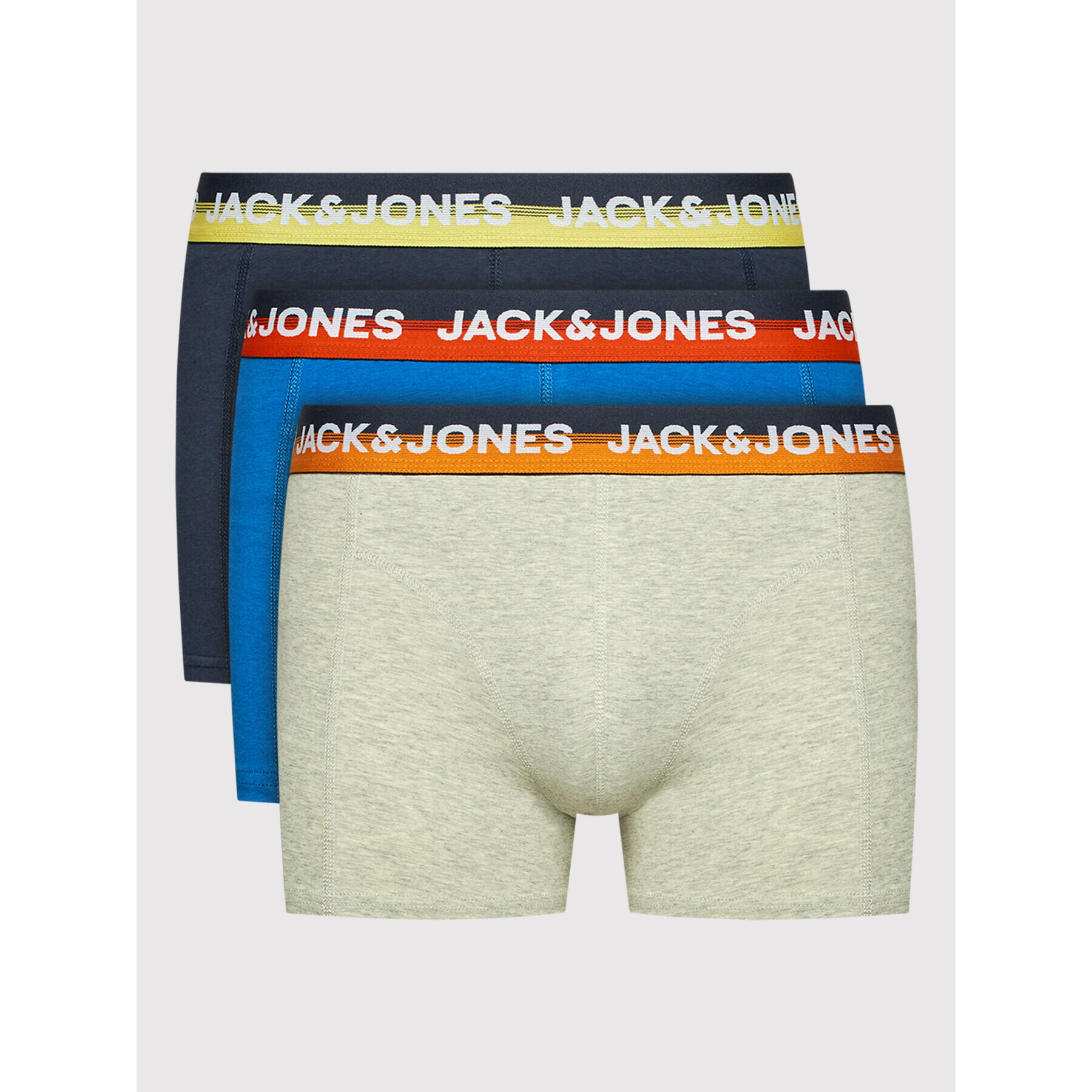 Jack&Jones Комплект 3 чифта боксерки Cliff 12209917 Цветен - Pepit.bg