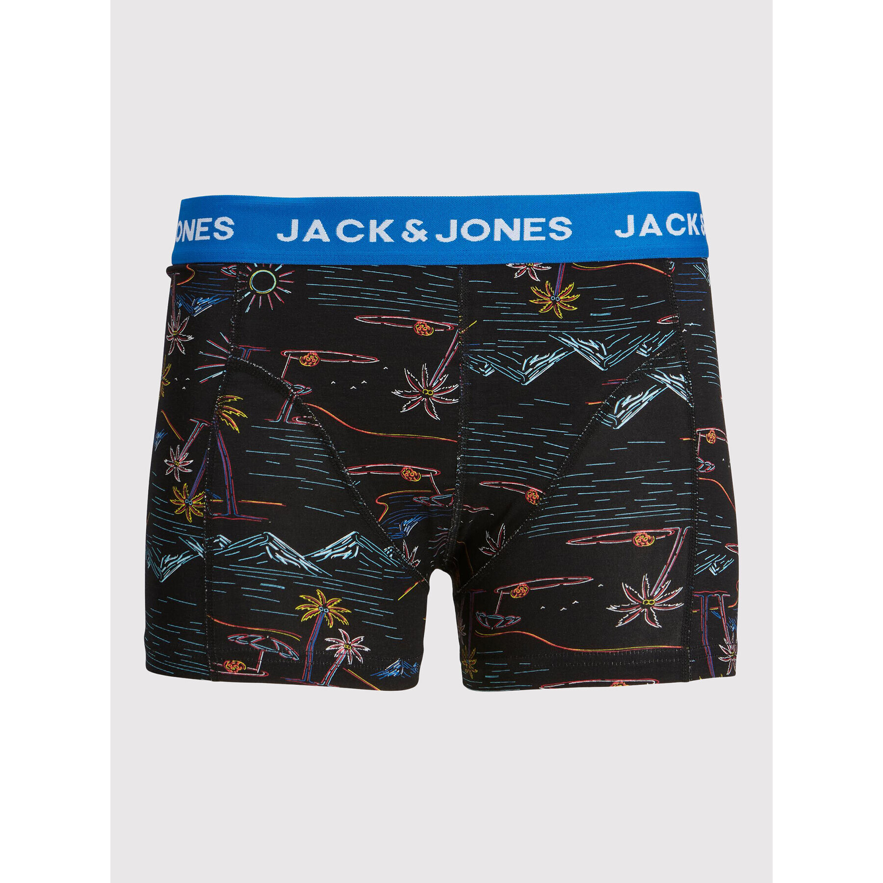 Jack&Jones Комплект 3 чифта боксерки Tattoo 12214586 Черен - Pepit.bg