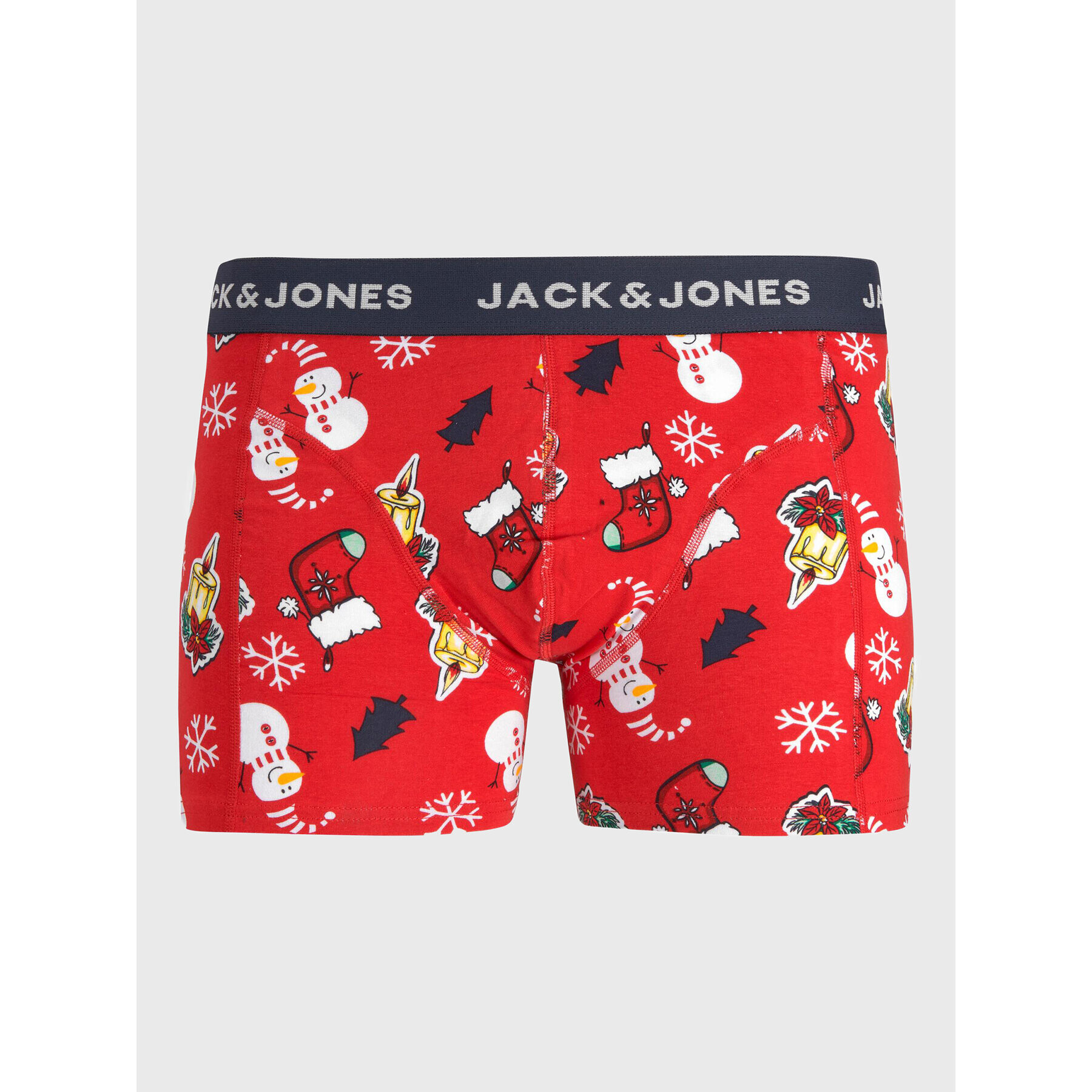 Jack&Jones Комплект 3 чифта боксерки Tom Xmas 12221971 Цветен - Pepit.bg