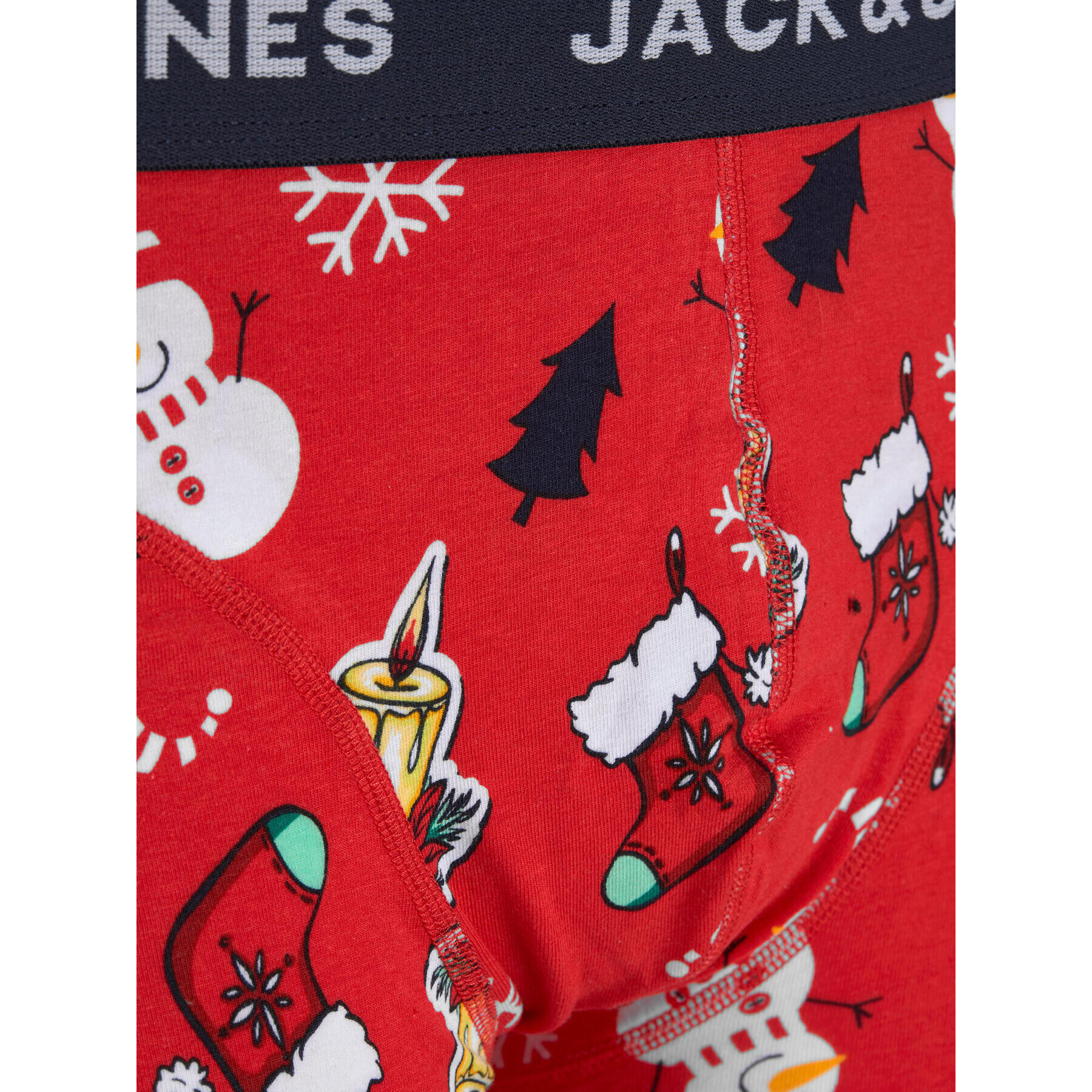 Jack&Jones Комплект 3 чифта боксерки Tom Xmas 12221971 Цветен - Pepit.bg