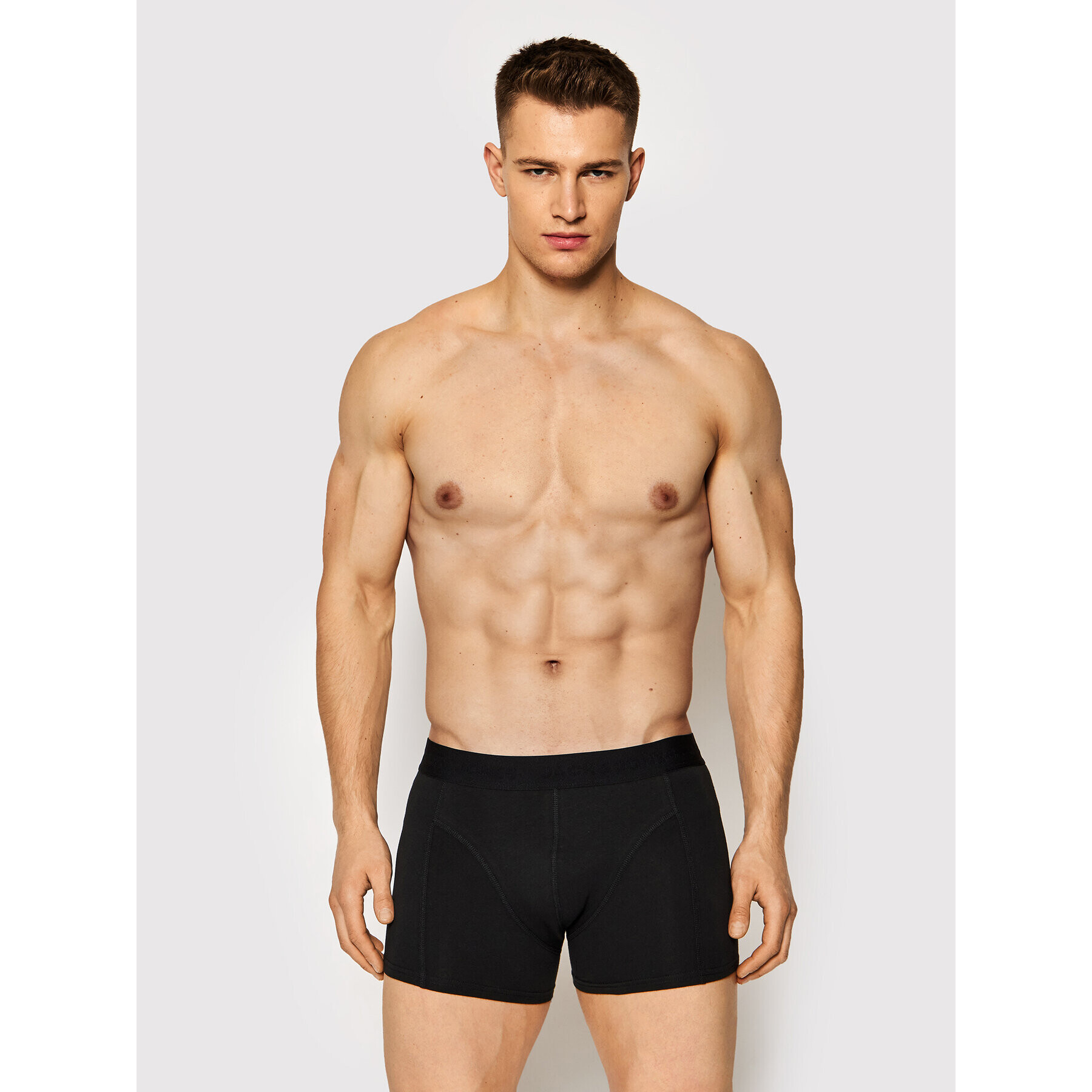 Jack&Jones Комплект 3 чифта боксерки Waistband 12127816 Черен - Pepit.bg