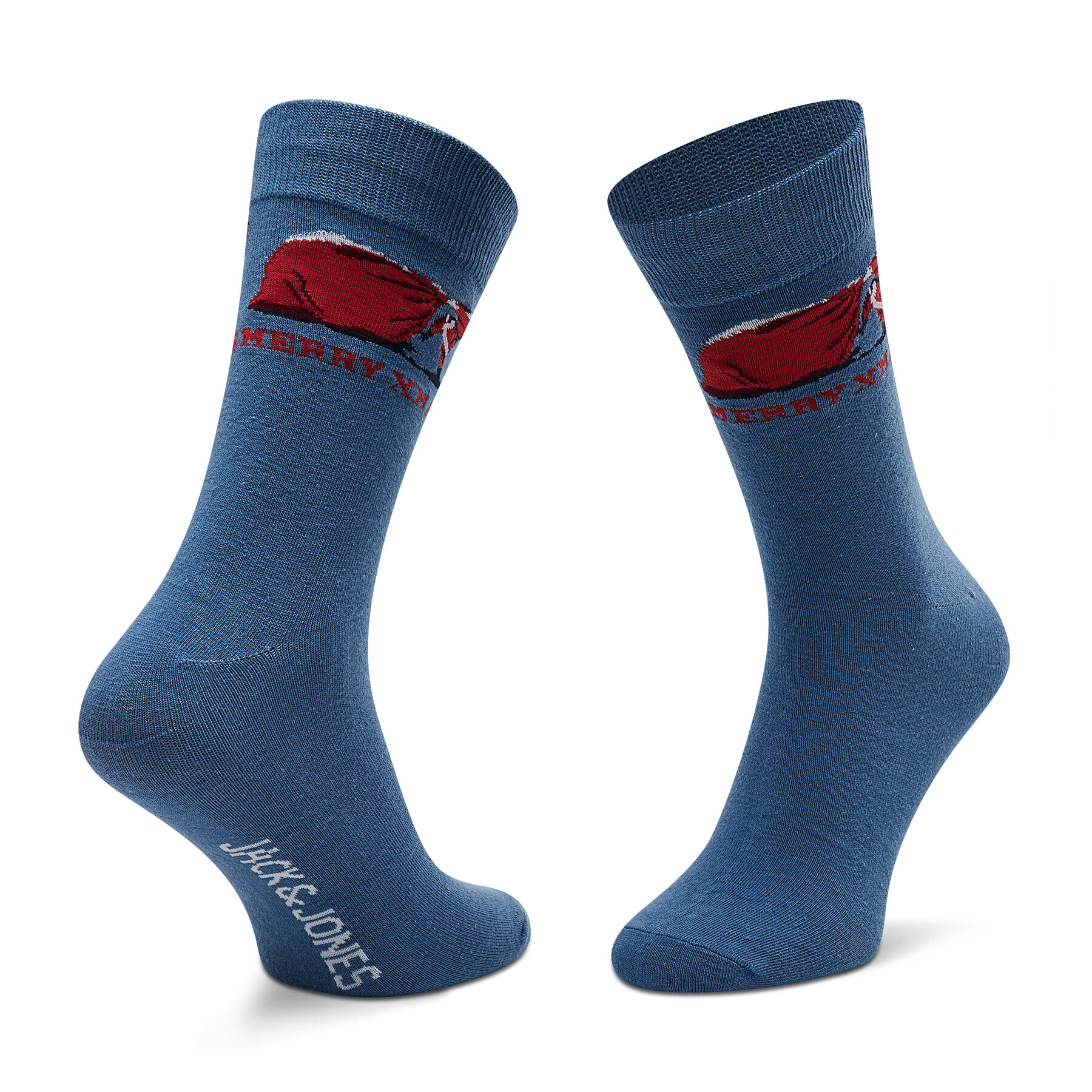 Jack&Jones Комплект 3 чифта дълги чорапи мъжки Jacsanta Claus Sock Giftbox 12198046 Черен - Pepit.bg