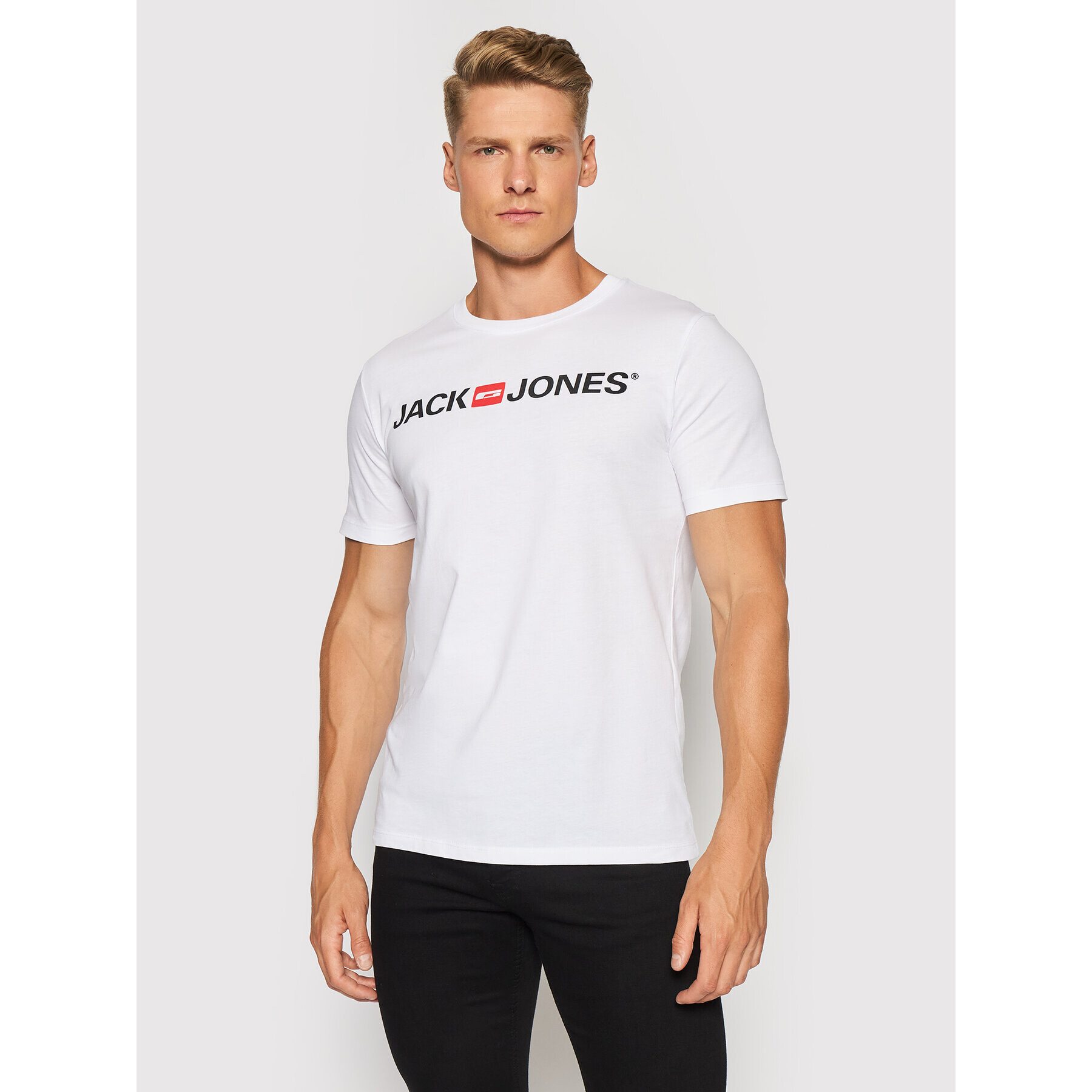 Jack&Jones Комплект 3 тишърти Corp Logo 12191330 Цветен Slim Fit - Pepit.bg