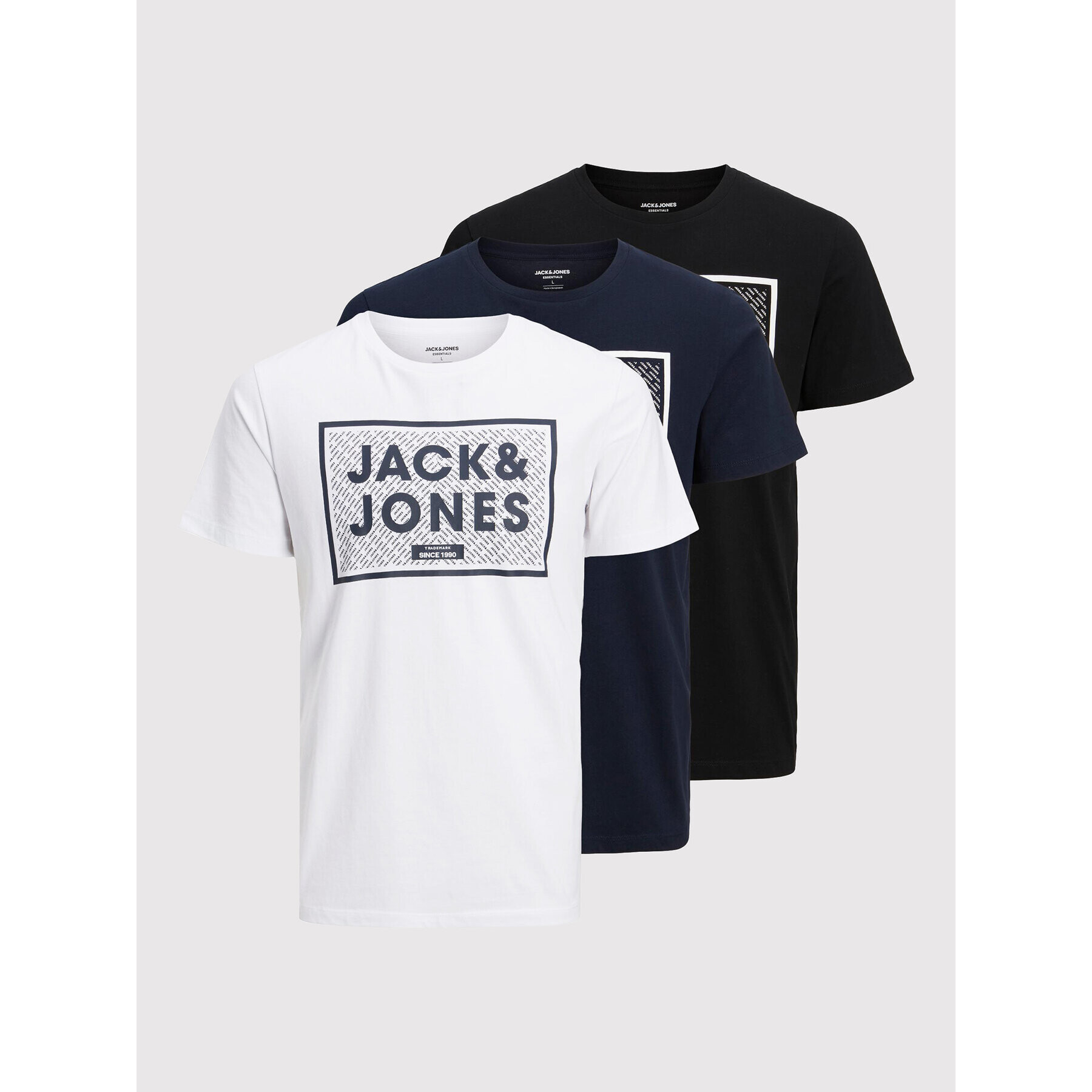 Jack&Jones Комплект 3 тишърти Harrison 12220975 Цветен Regular Fit - Pepit.bg