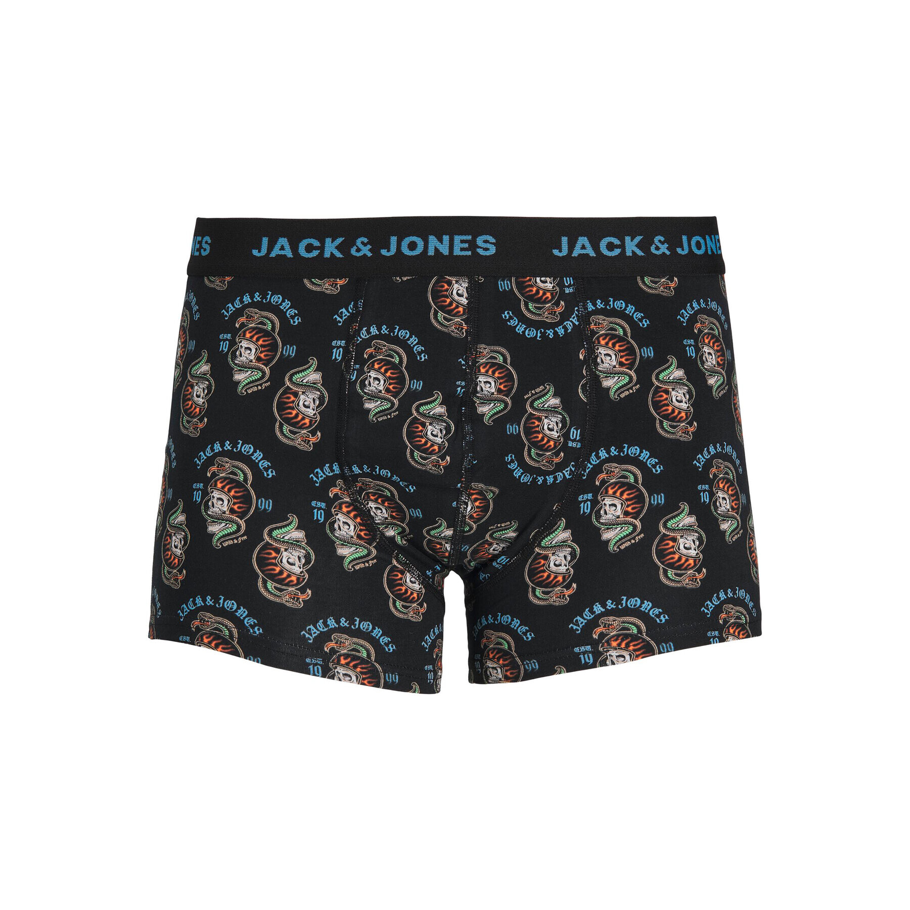 Jack&Jones Комплект 5 чифта боксери 12237446 Черен - Pepit.bg