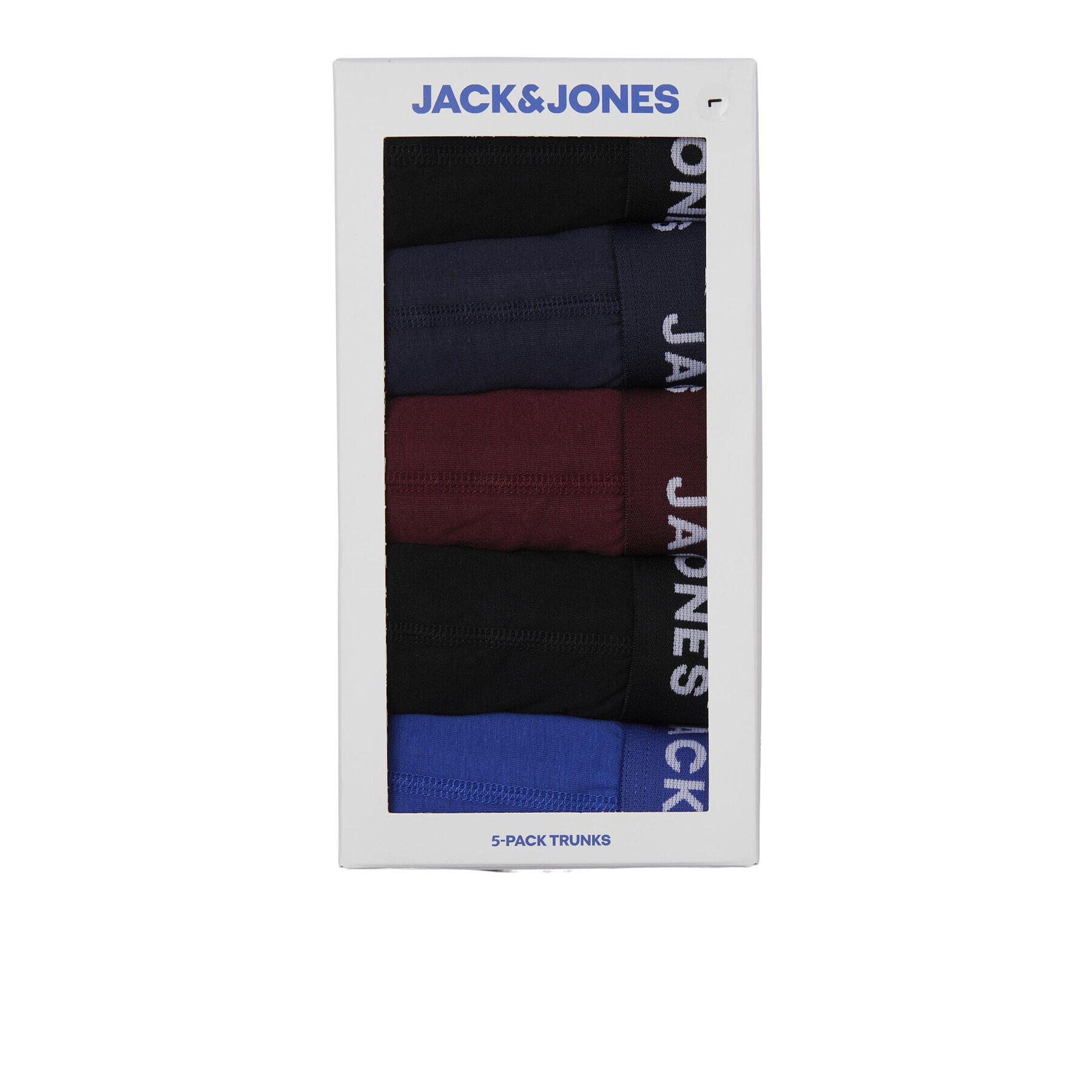 Jack&Jones Комплект 5 чифта боксери 12242494 Цветен - Pepit.bg