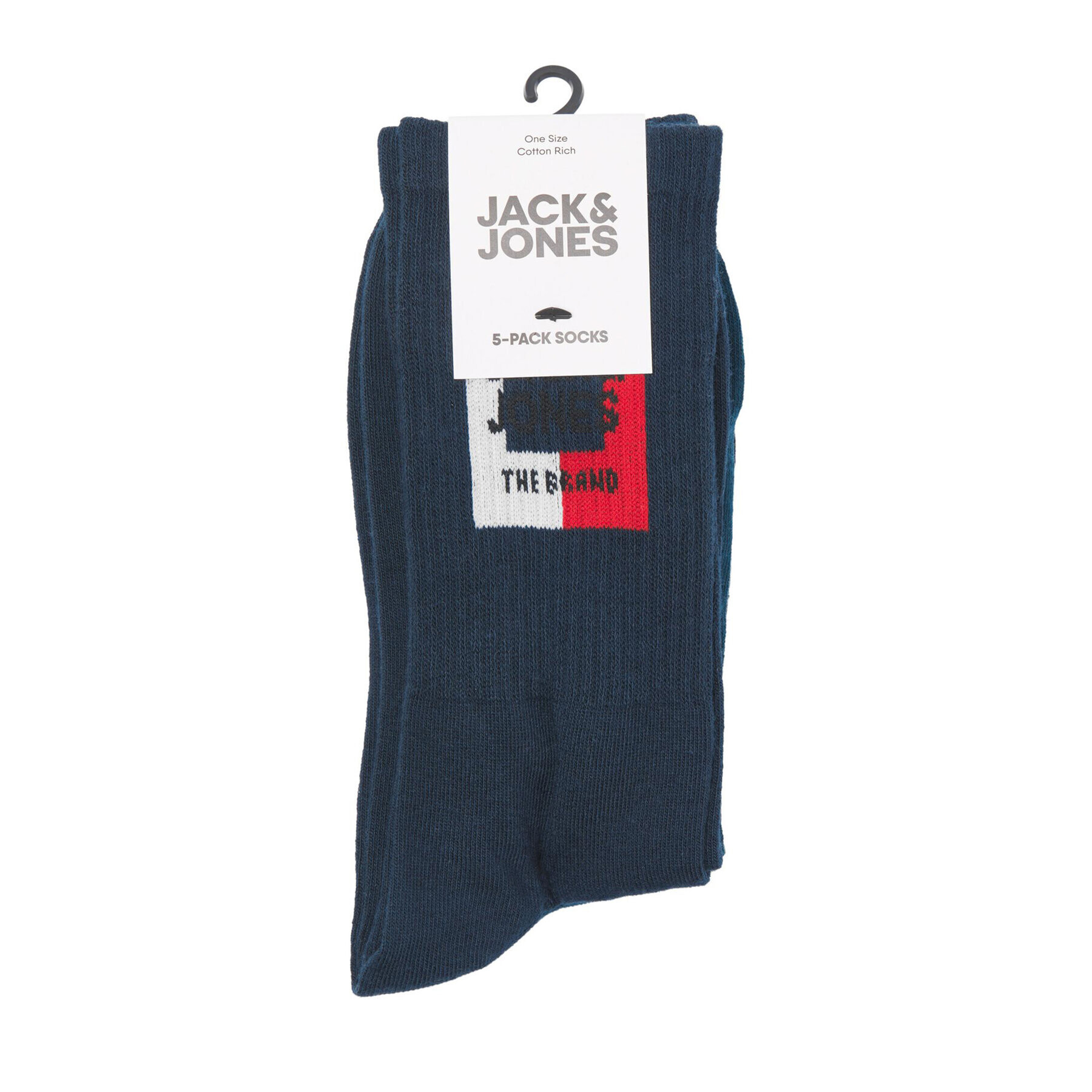 Jack&Jones Комплект 5 чифта дълги чорапи мъжки 12237458 Цветен - Pepit.bg