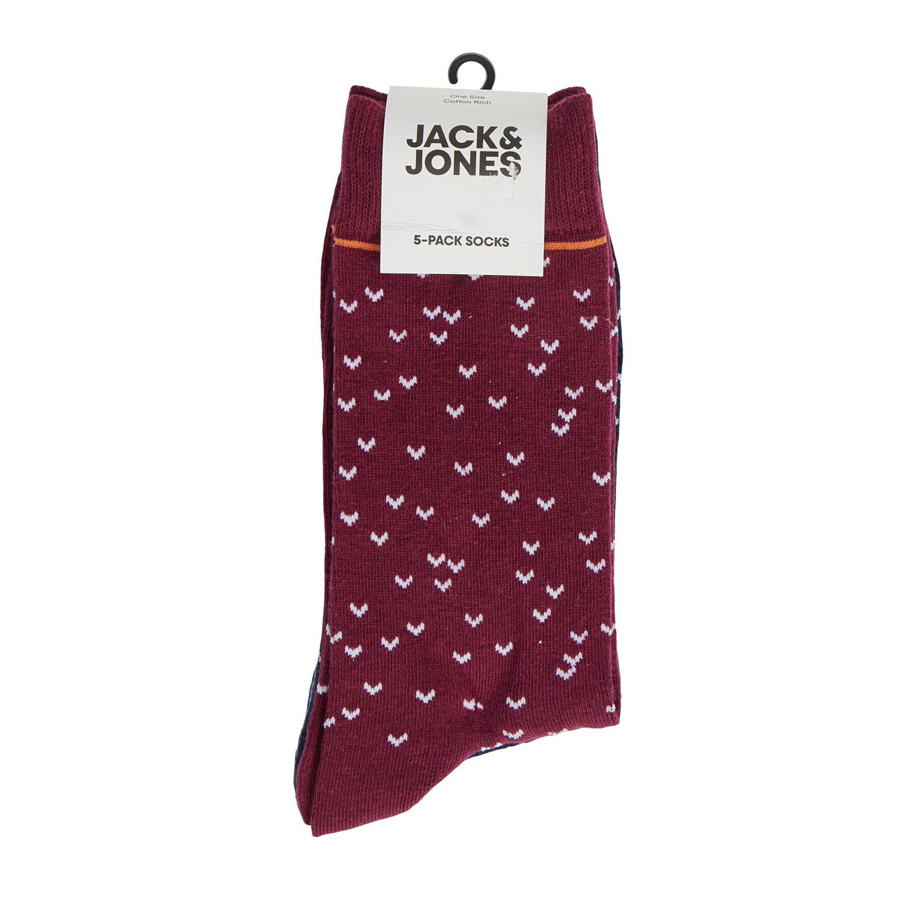 Jack&Jones Комплект 5 чифта дълги чорапи мъжки 12240530 Цветен - Pepit.bg