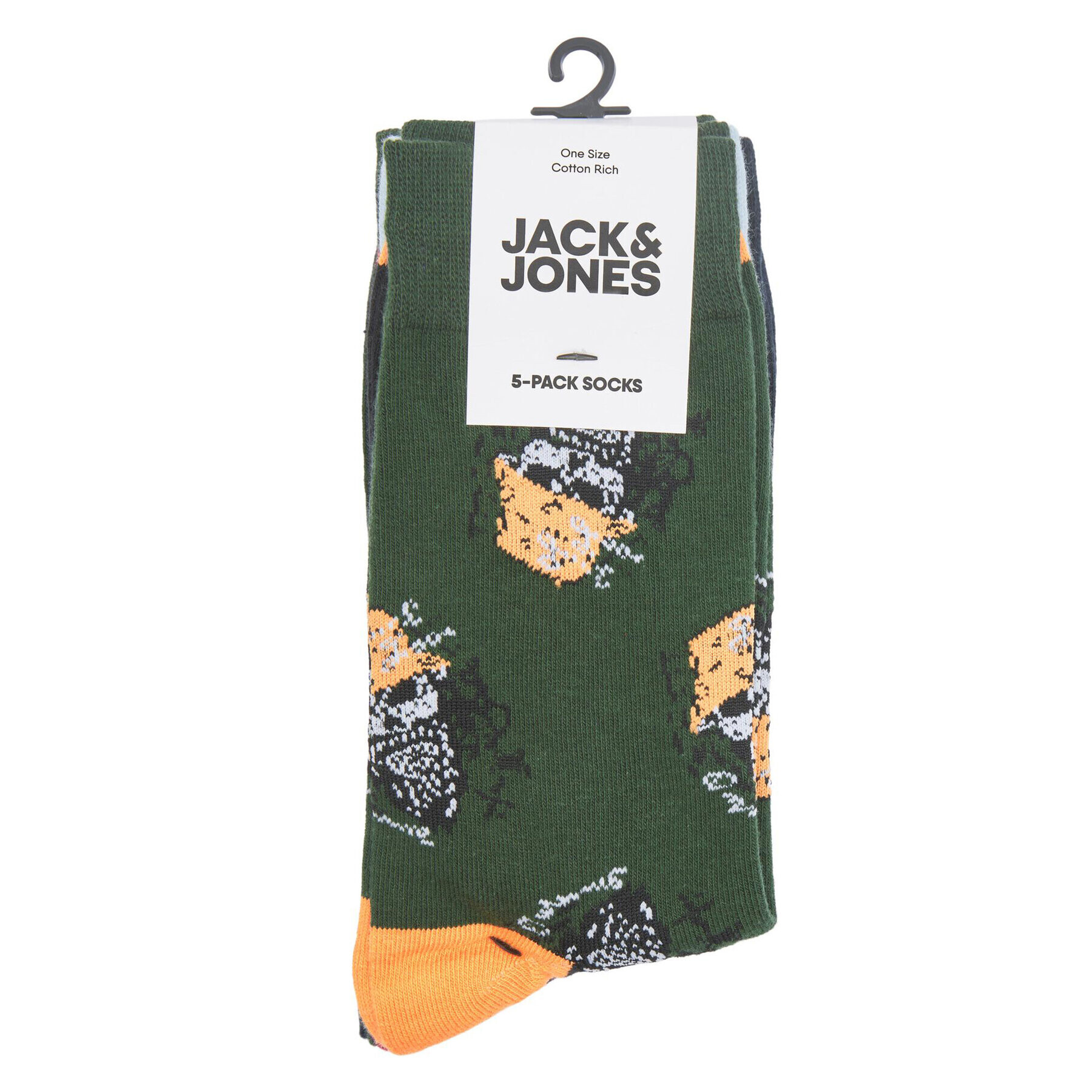 Jack&Jones Комплект 5 чифта дълги чорапи мъжки Trip 12229524 Цветен - Pepit.bg