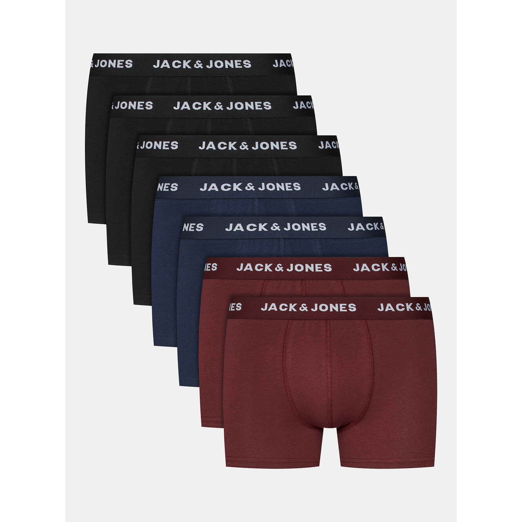 Jack&Jones Комплект 7 чифта боксери 12184790 Цветен - Pepit.bg