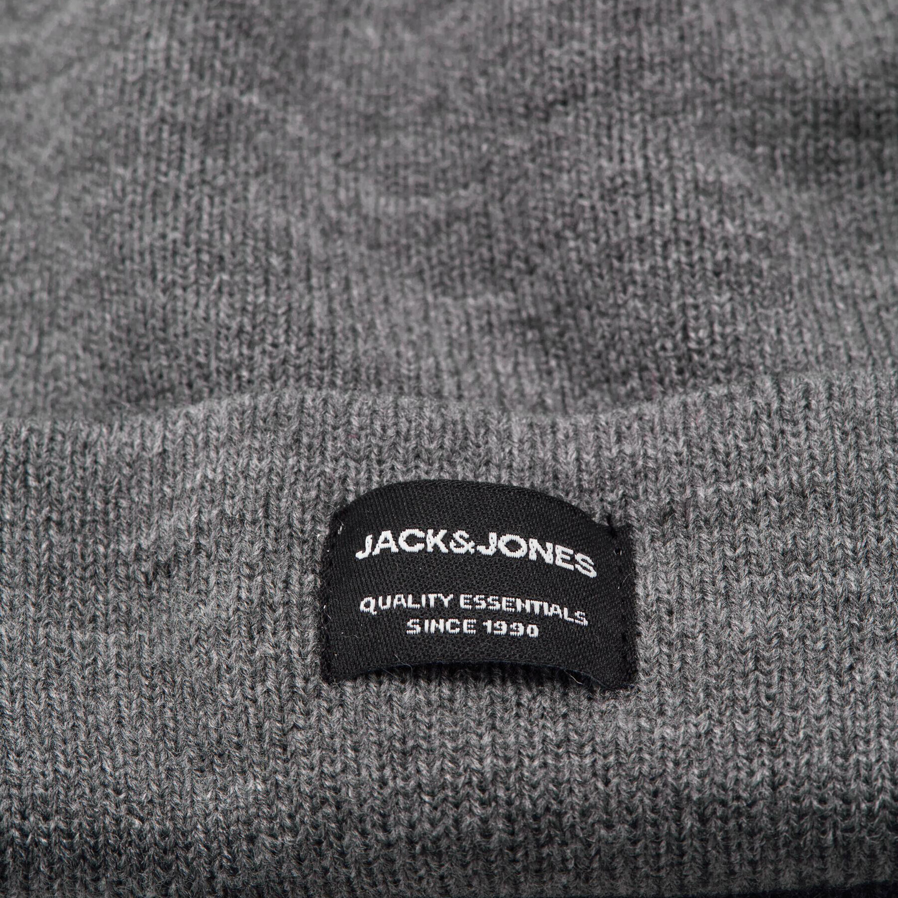 Jack&Jones Комплект шапка и ръкавици 12168383 Сив - Pepit.bg