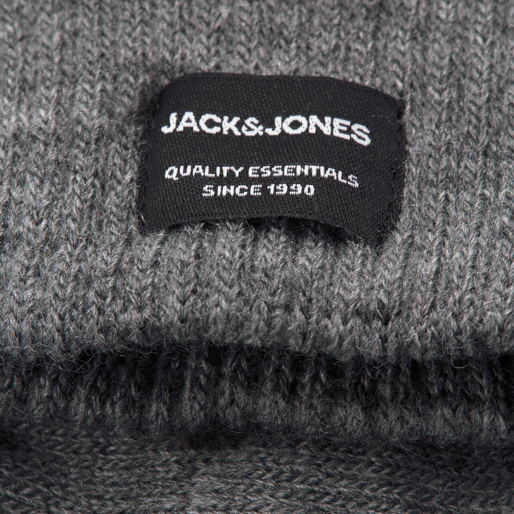 Jack&Jones Комплект шапка и ръкавици 12168383 Сив - Pepit.bg