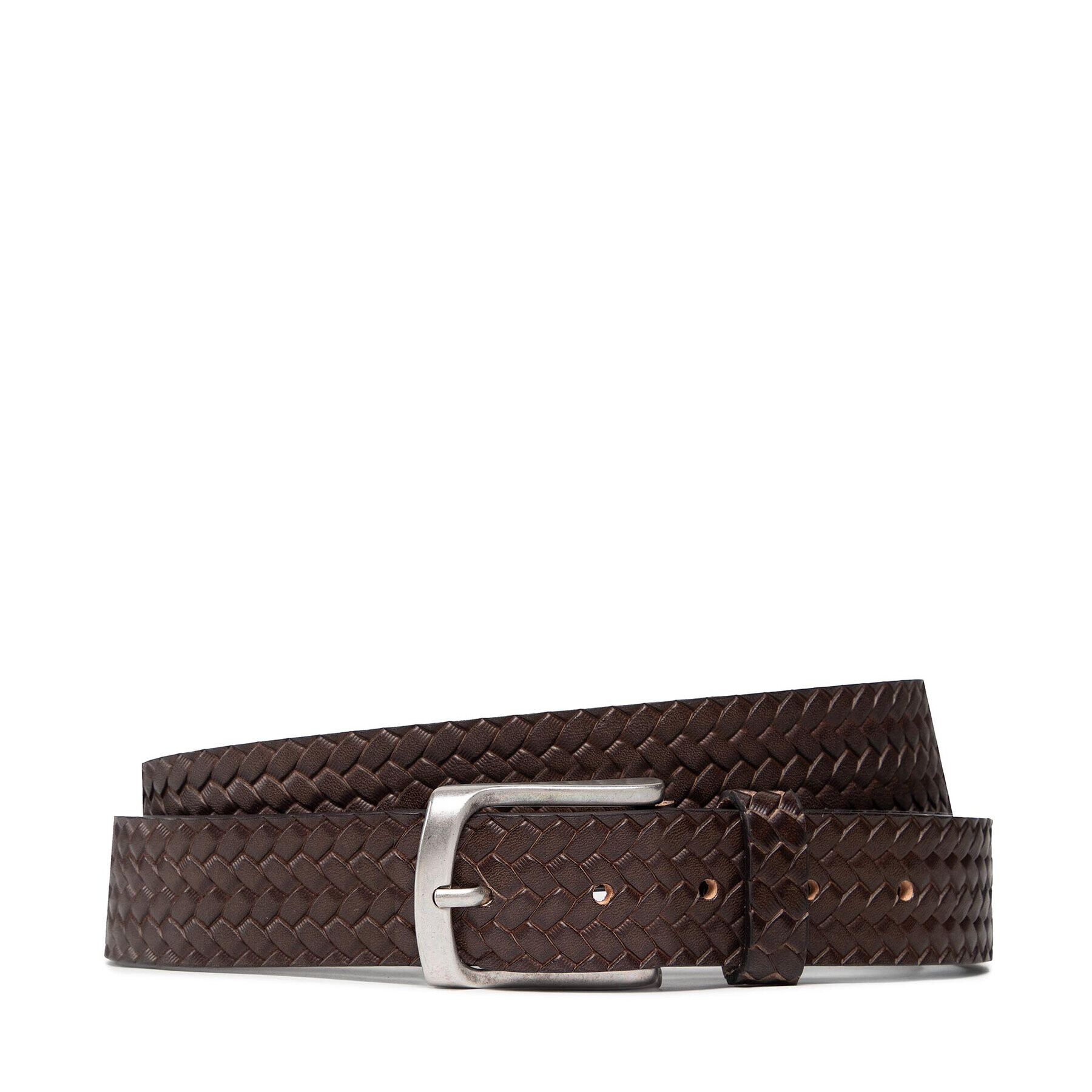 Jack&Jones Мъжки колан Jacleo 12205585 Кафяв - Pepit.bg